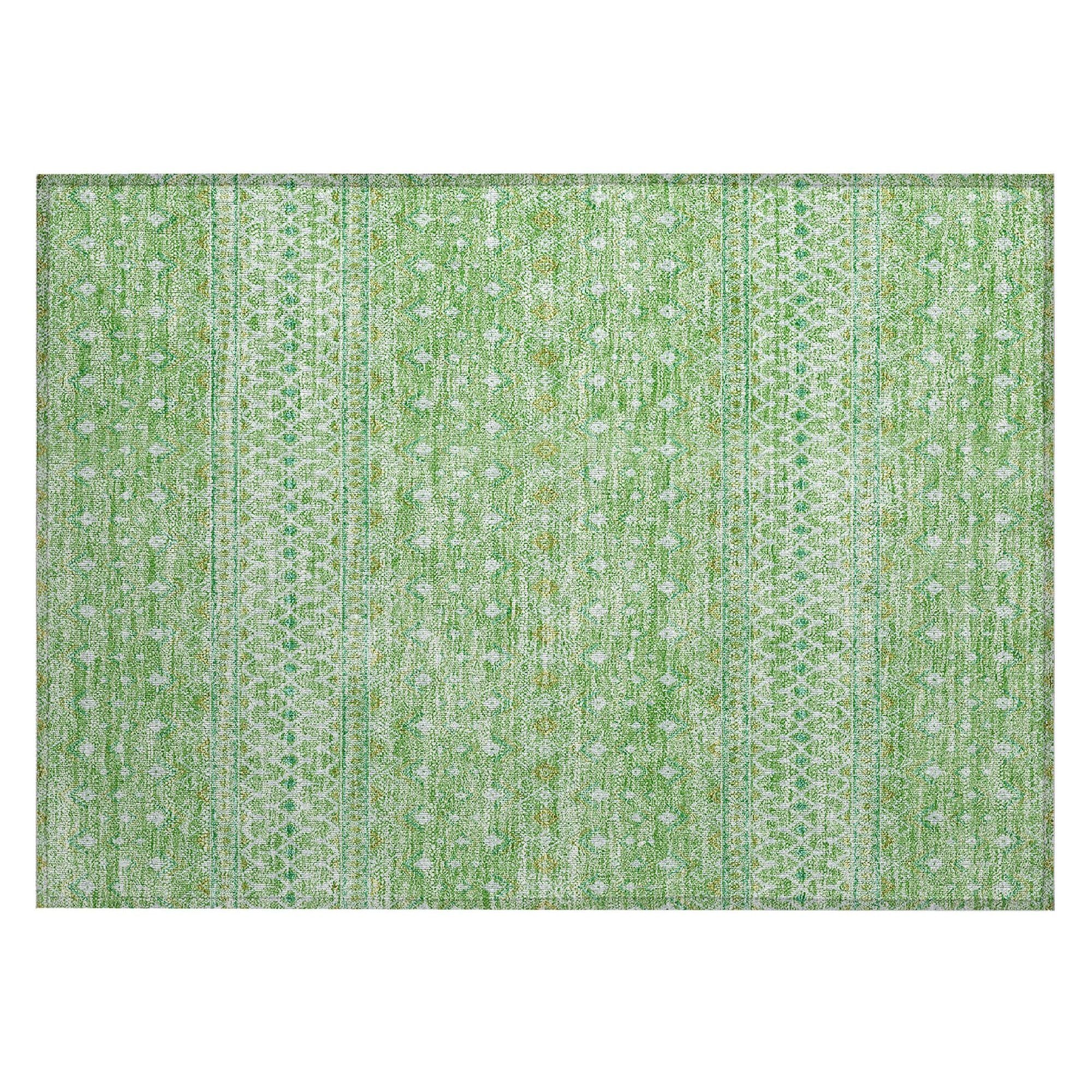 Machine Made ACN709 Aloe Green Rugs #color_aloe green