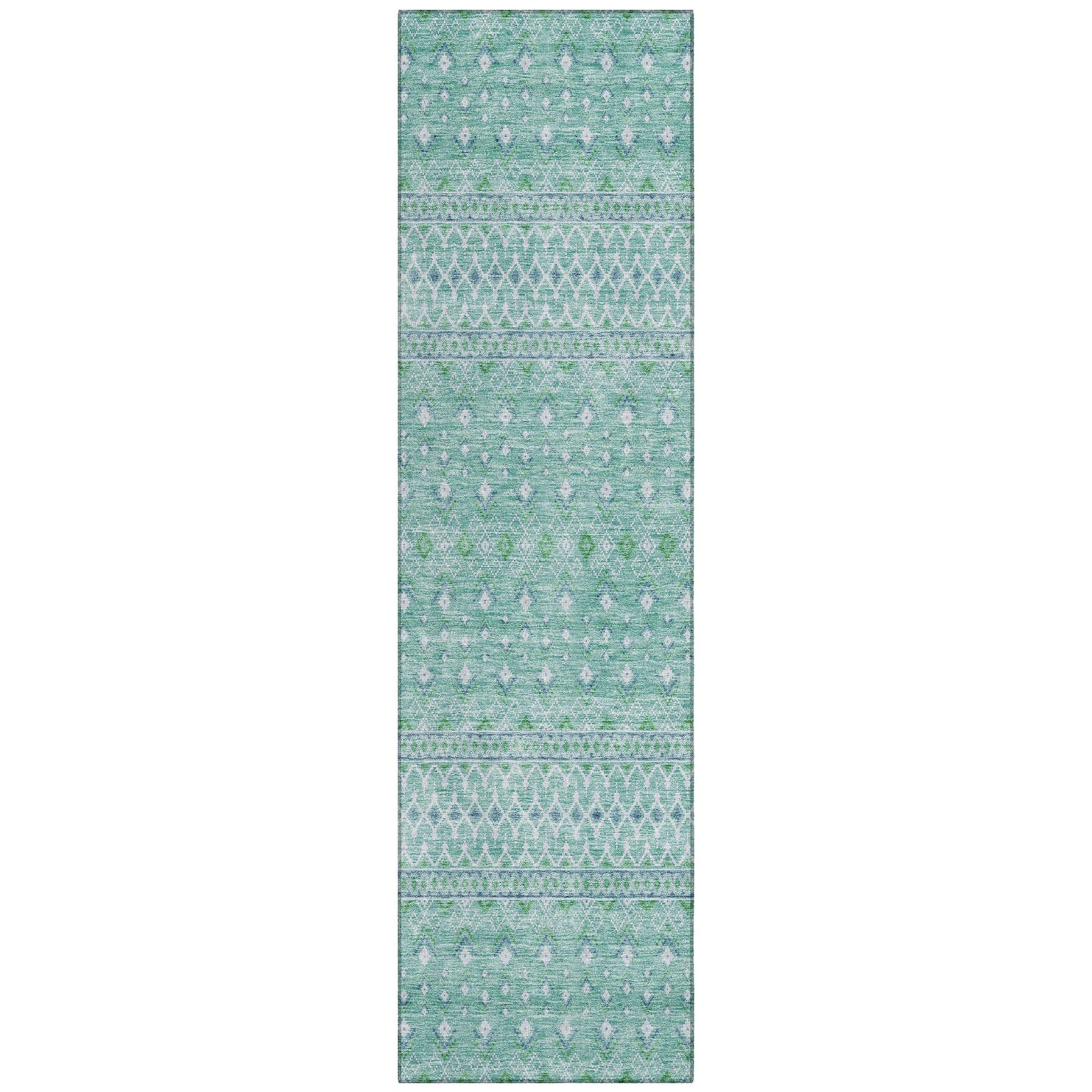 Machine Made ACN709 Aqua Teal Rugs #color_aqua teal