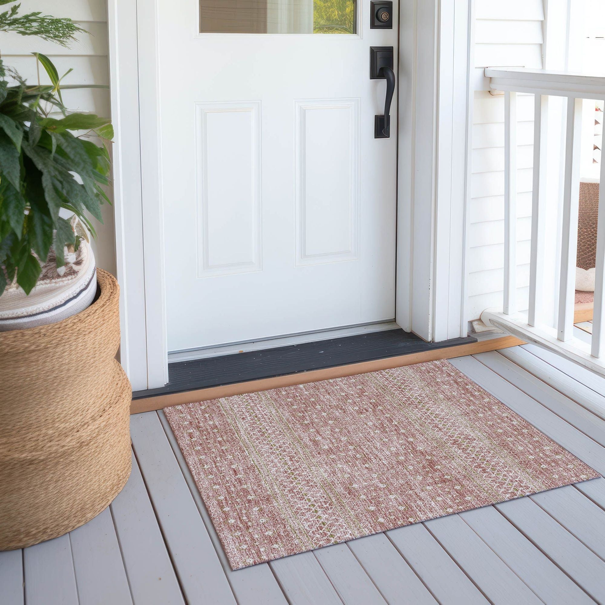 Machine Made ACN709 Blush Pink Rugs #color_blush pink