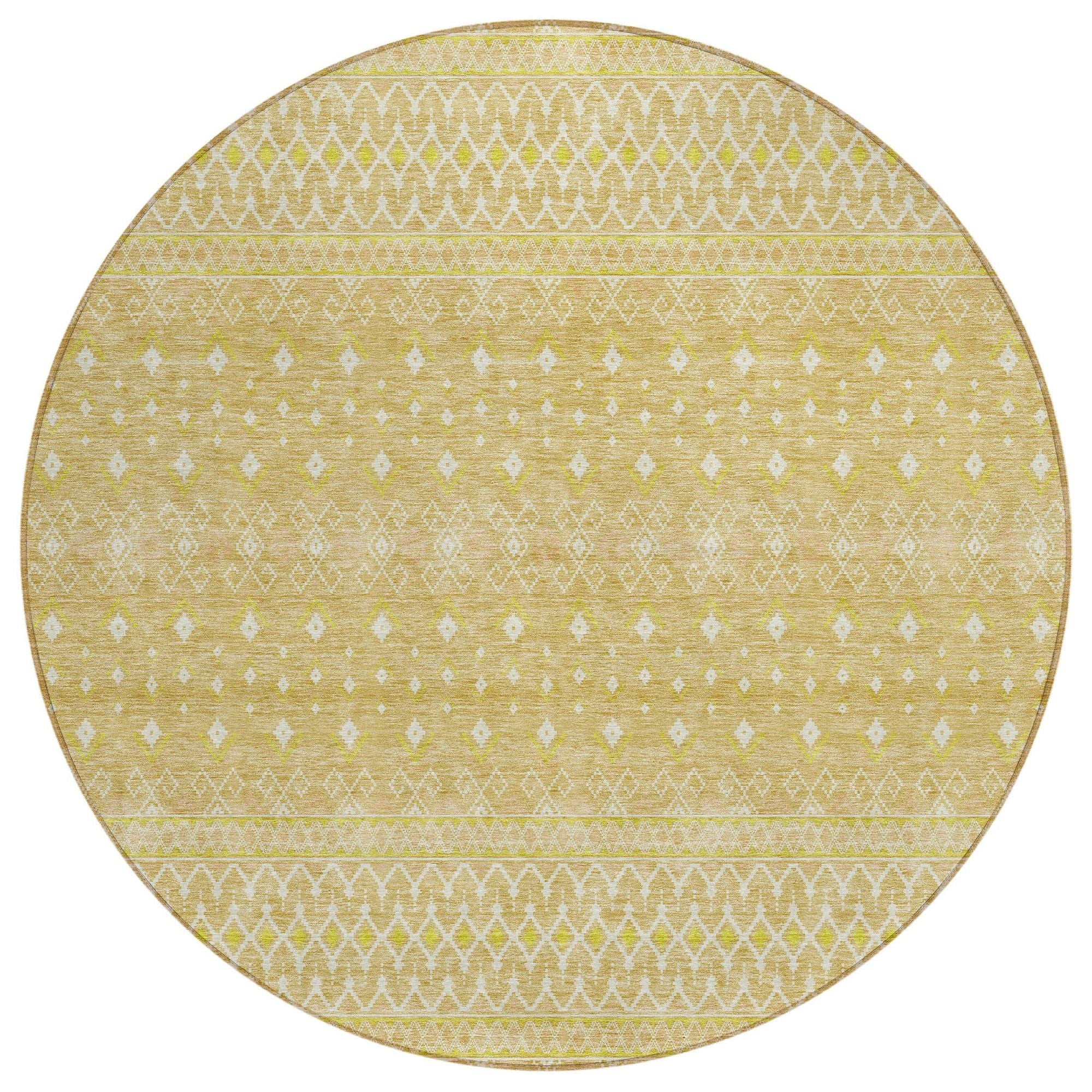 Machine Made ACN709 Gold  Rugs #color_gold 