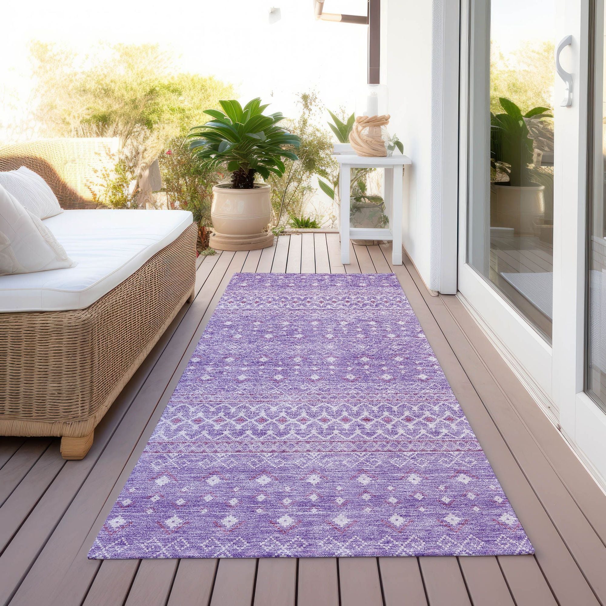 Machine Made ACN709 Lavender Purple Rugs #color_lavender purple