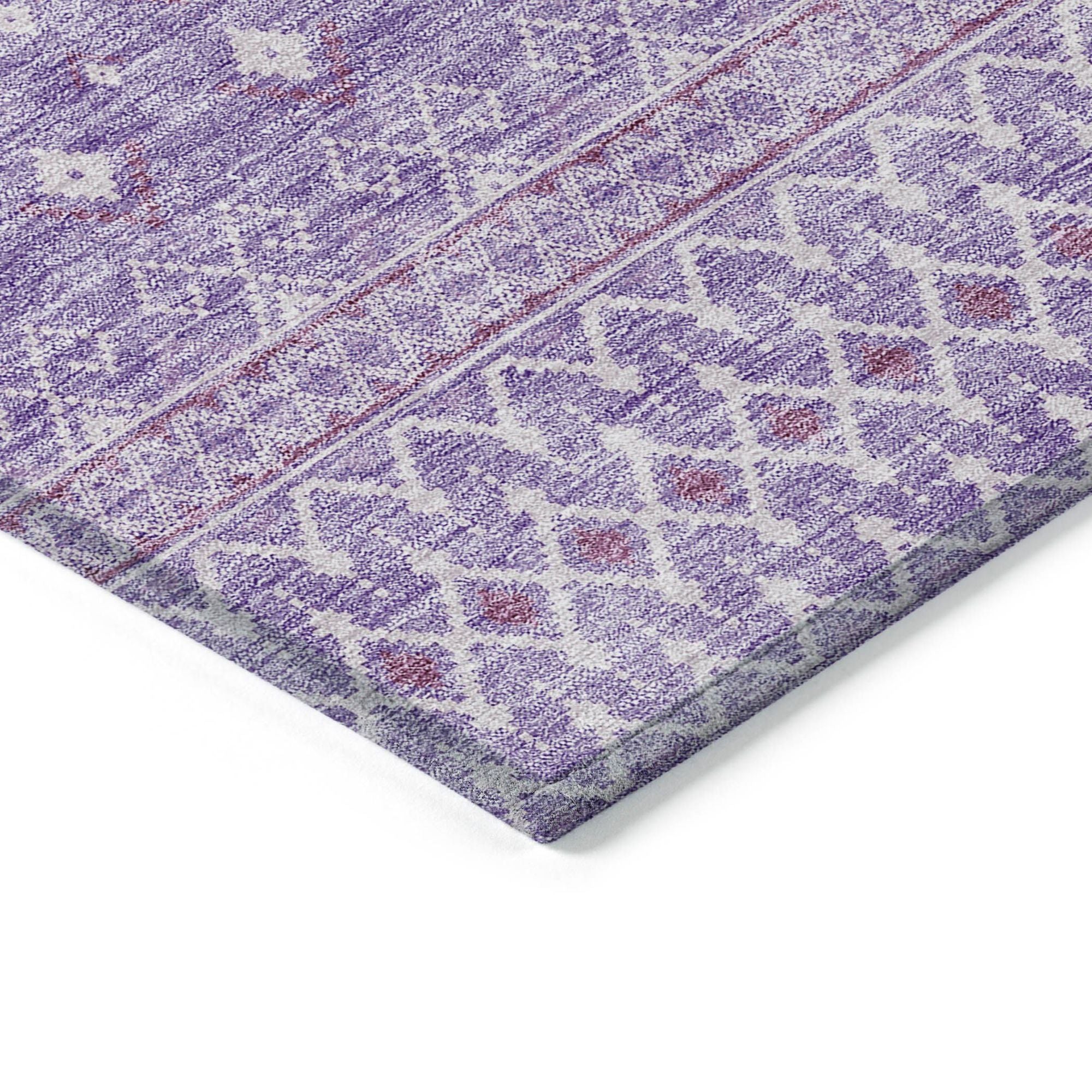 Machine Made ACN709 Lavender Purple Rugs #color_lavender purple