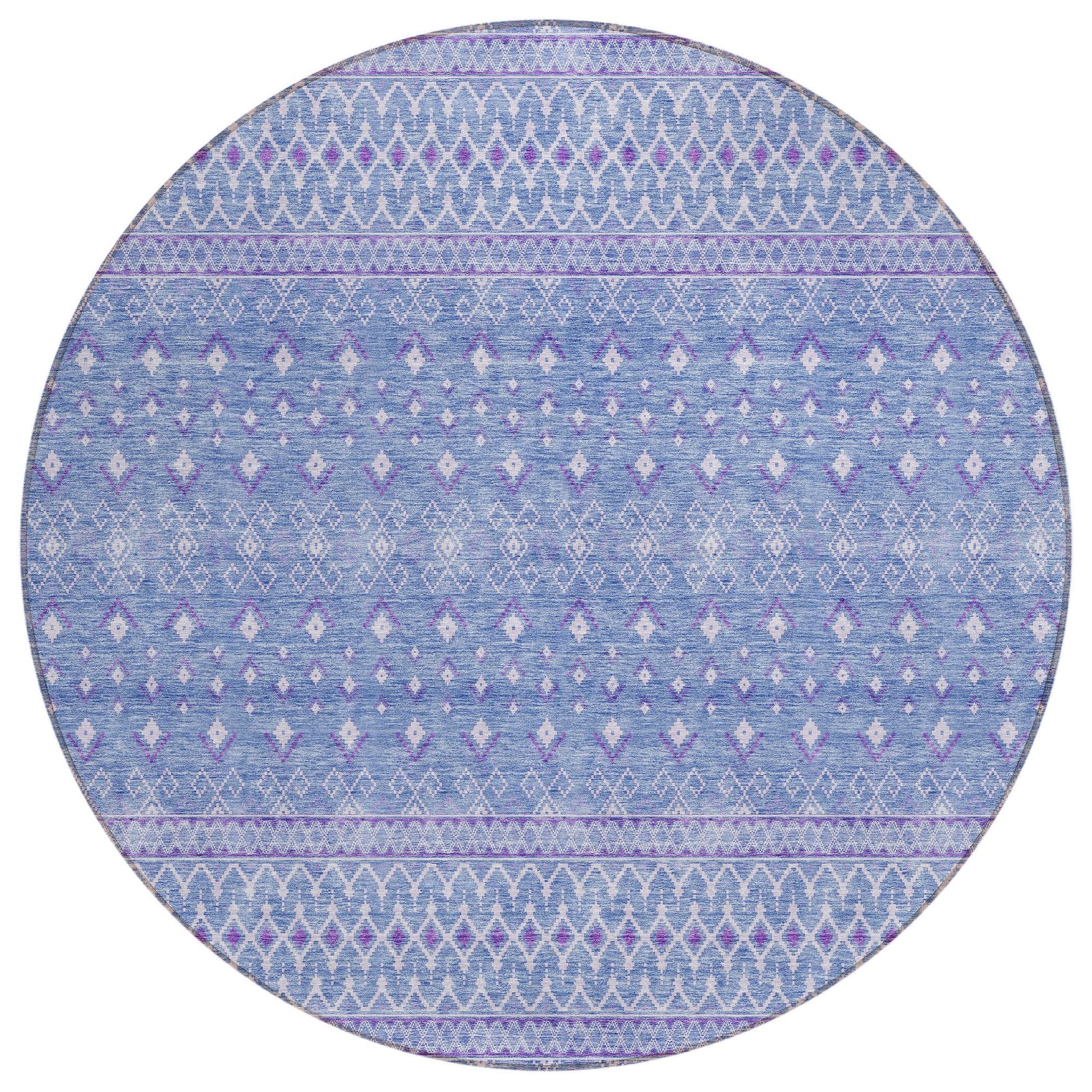 Machine Made ACN709 Sky Blue Rugs #color_sky blue