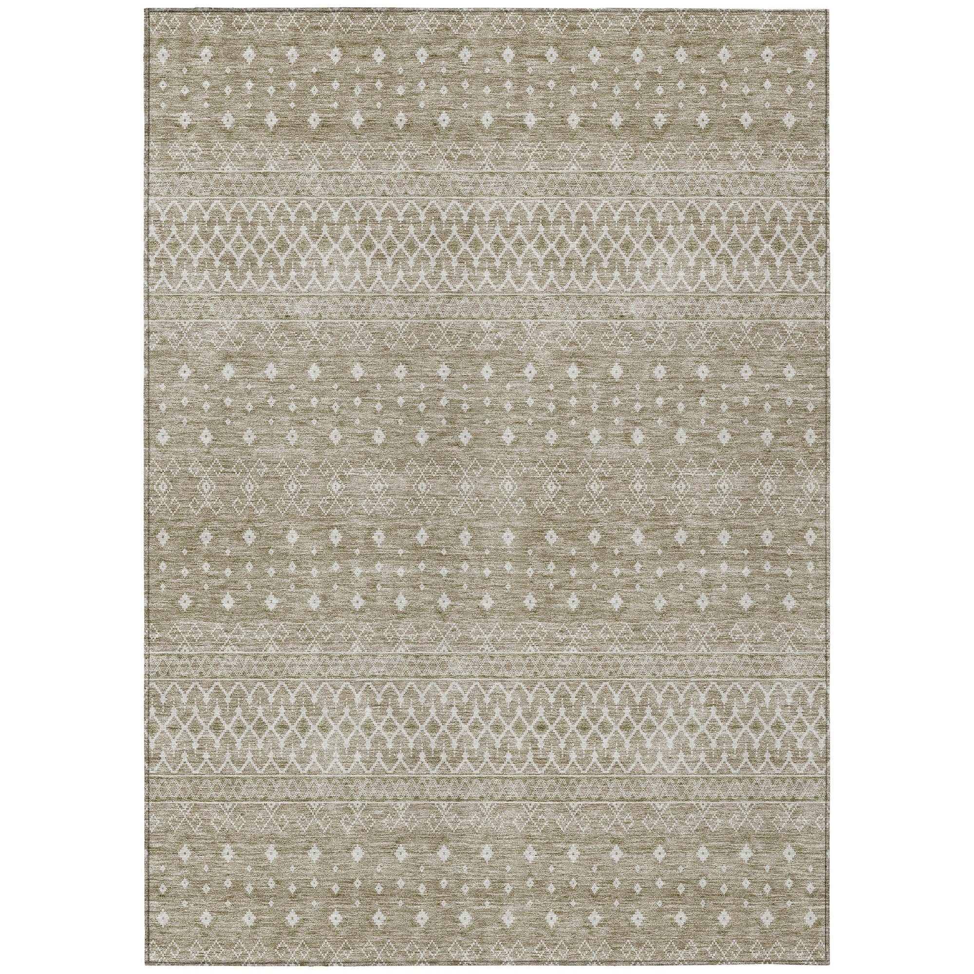 Machine Made ACN709 Taupe Brown Rugs #color_taupe brown