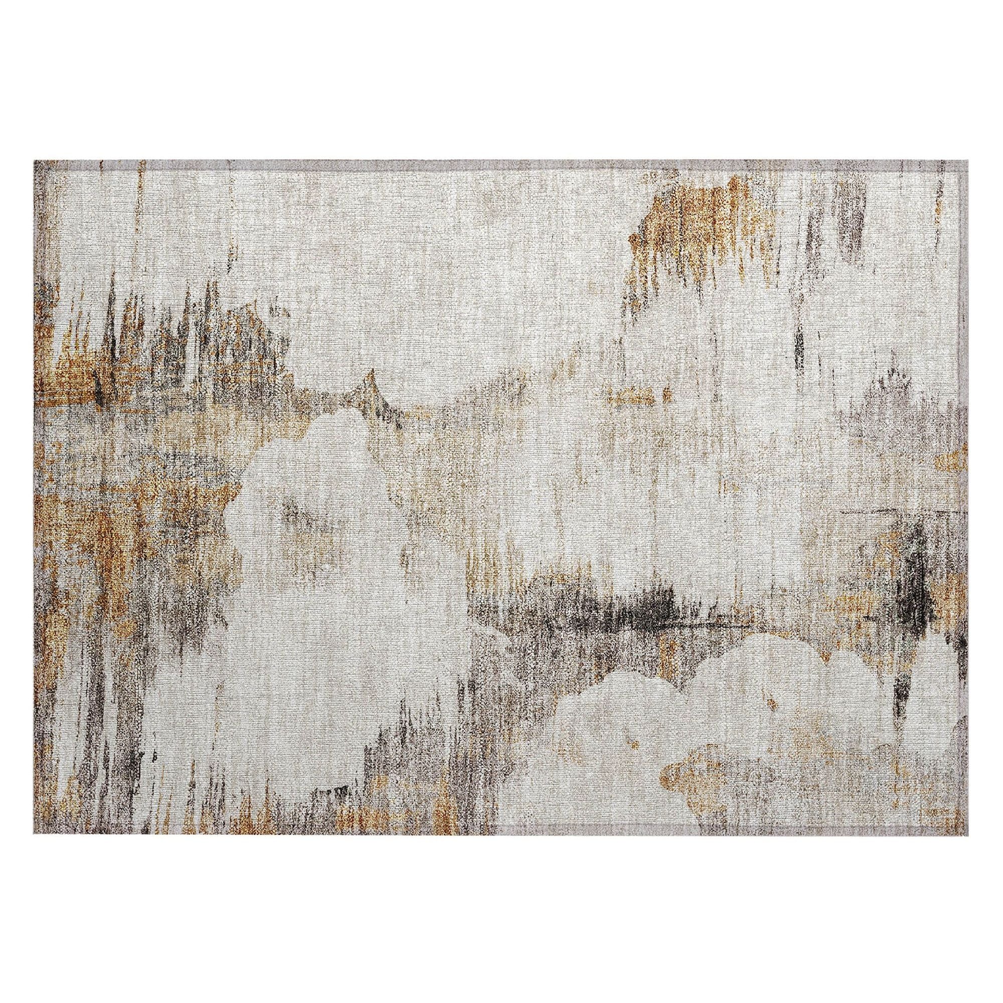 Machine Made ACN710 Beige Brown Rugs #color_beige brown