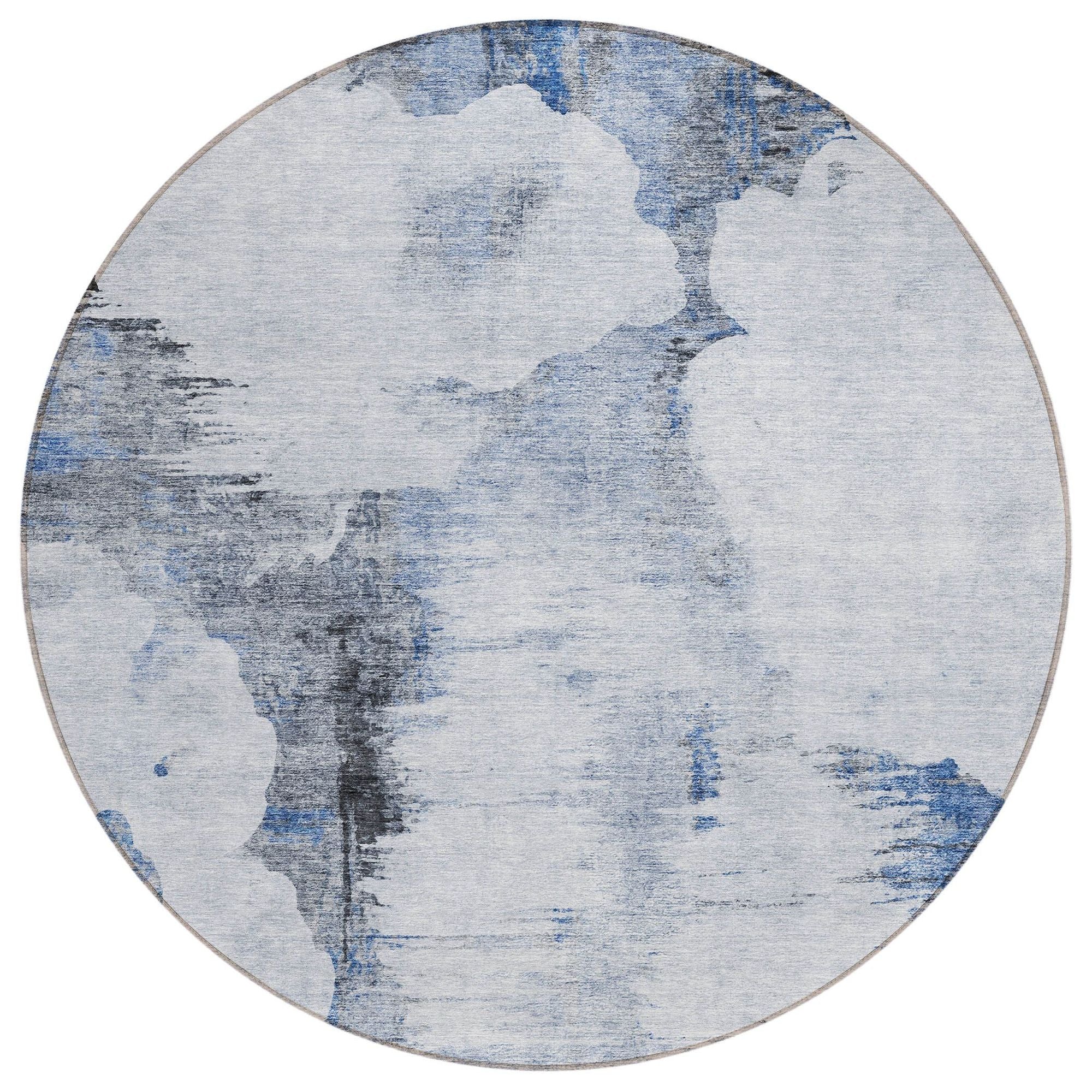 Machine Made ACN710 Blue  Rugs #color_blue 