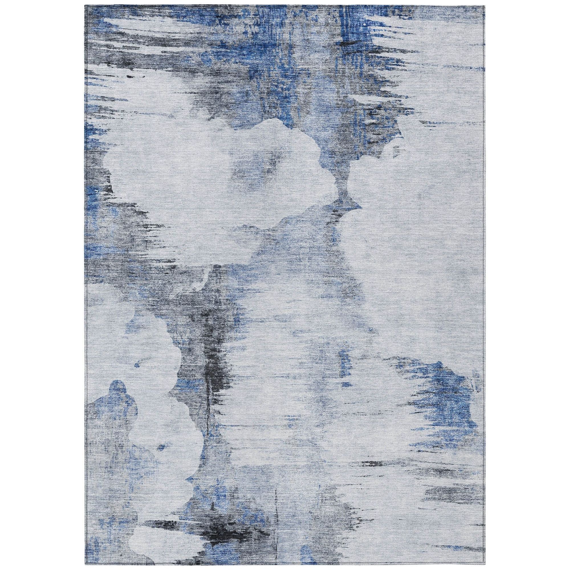 Machine Made ACN710 Blue  Rugs #color_blue 