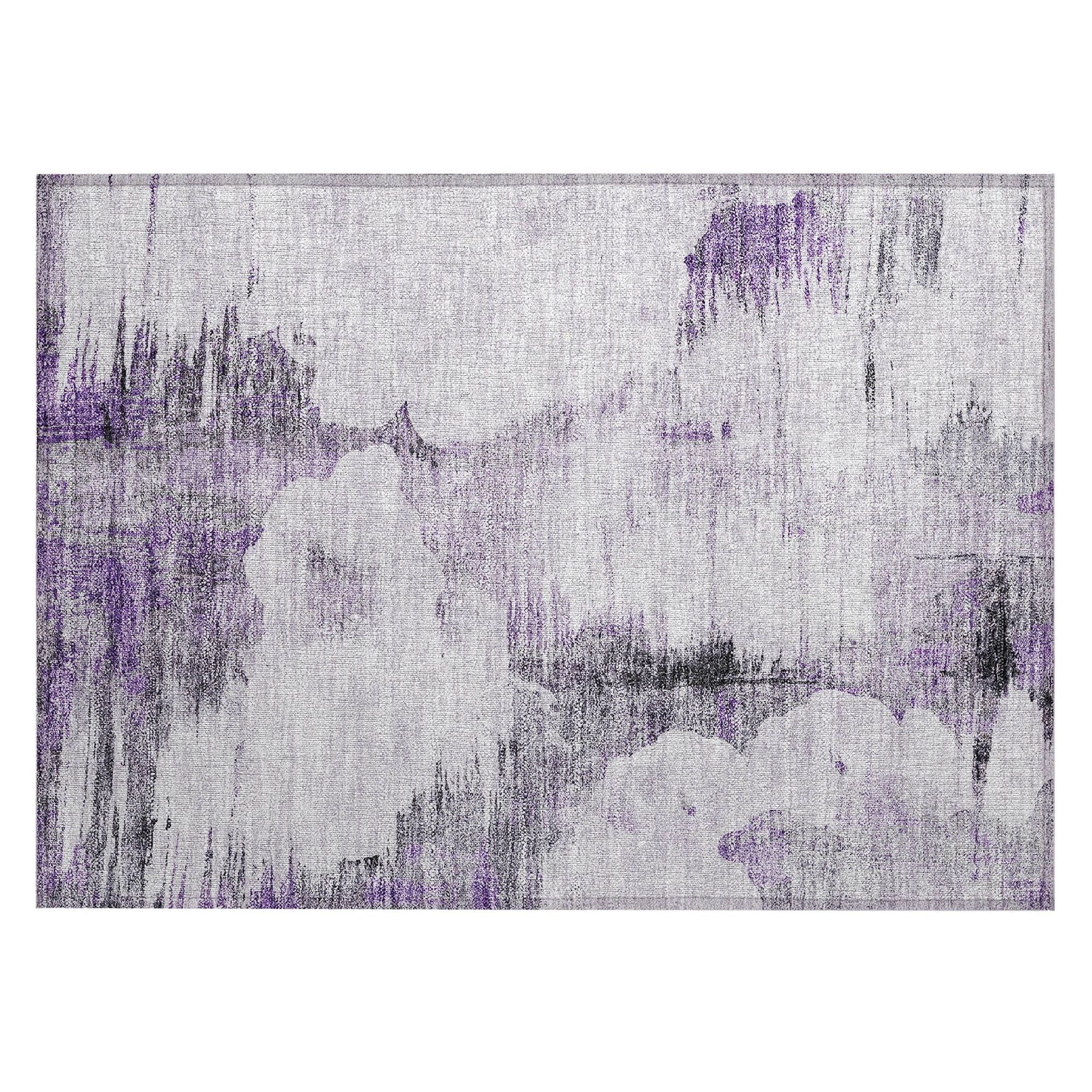 Machine Made ACN710 Purple  Rugs #color_purple 