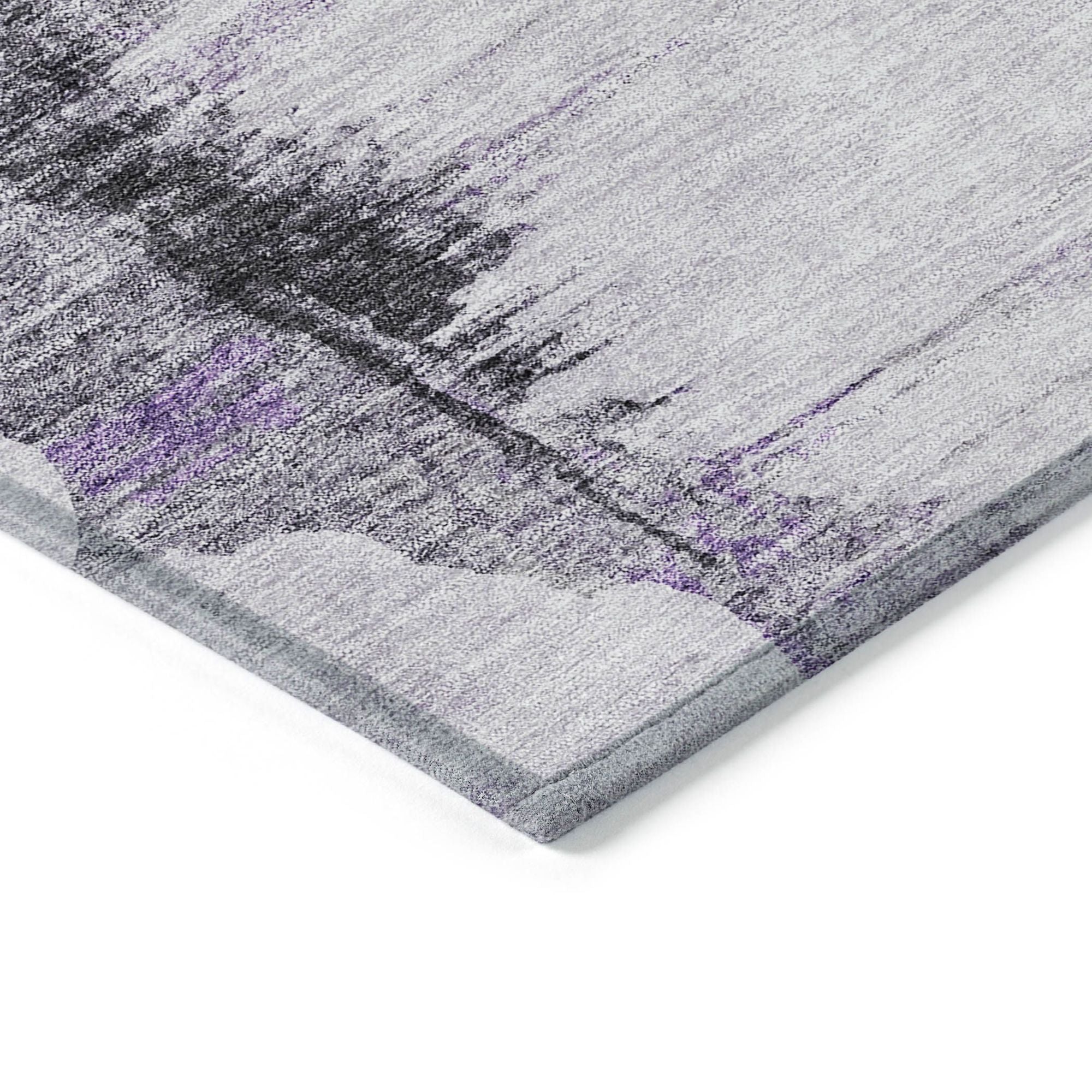 Machine Made ACN710 Purple  Rugs #color_purple 