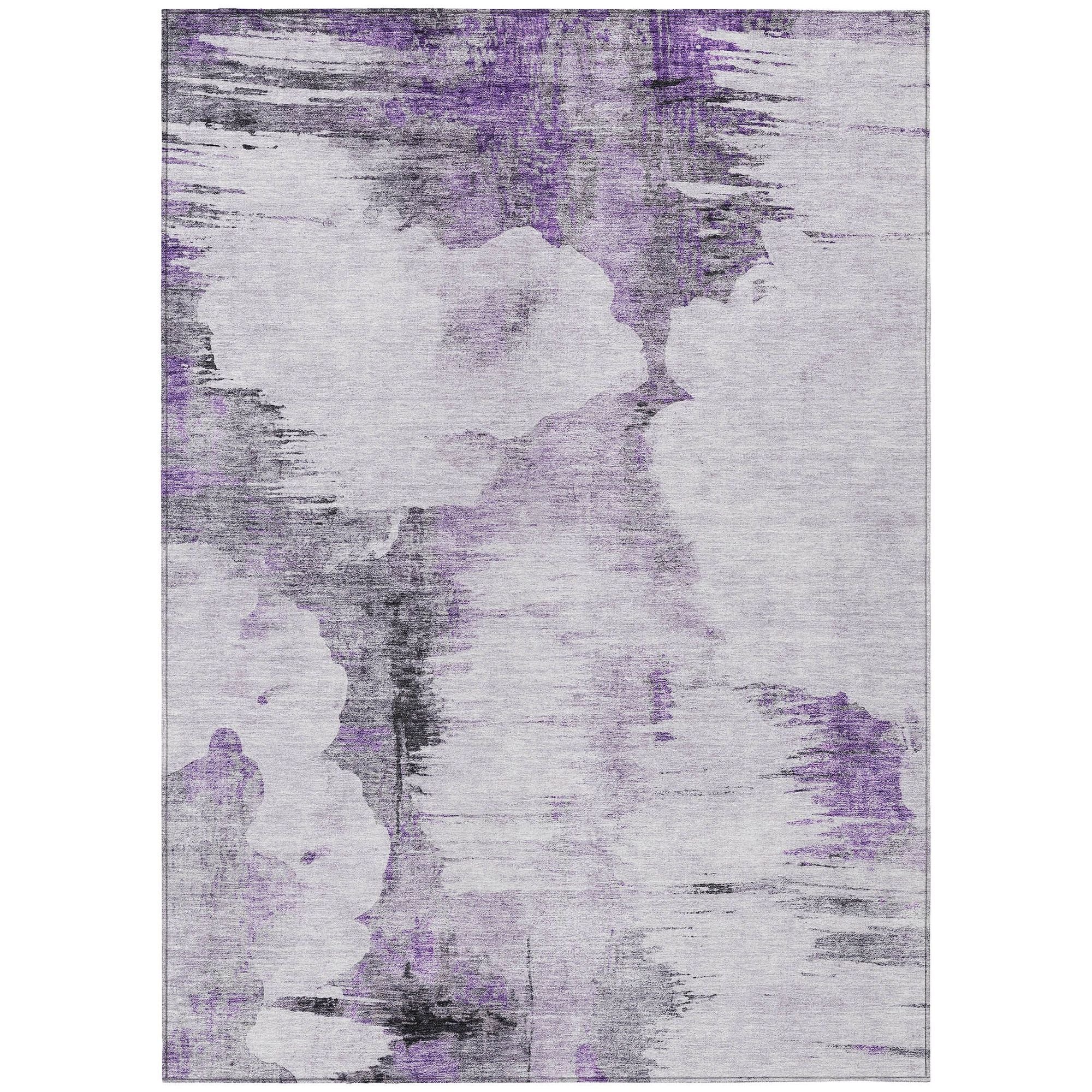 Machine Made ACN710 Purple  Rugs #color_purple 