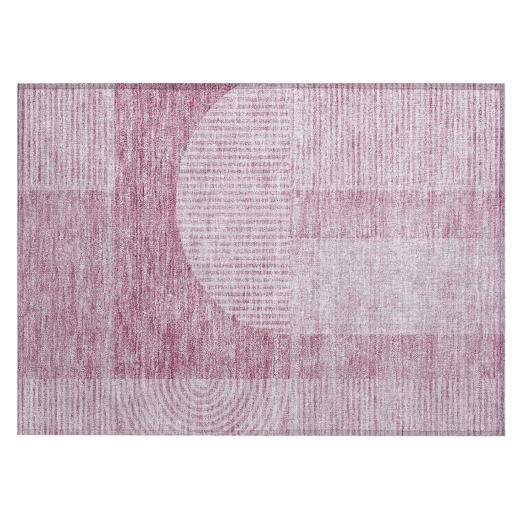 Machine Made ACN711 Blush Pink Rugs #color_blush pink