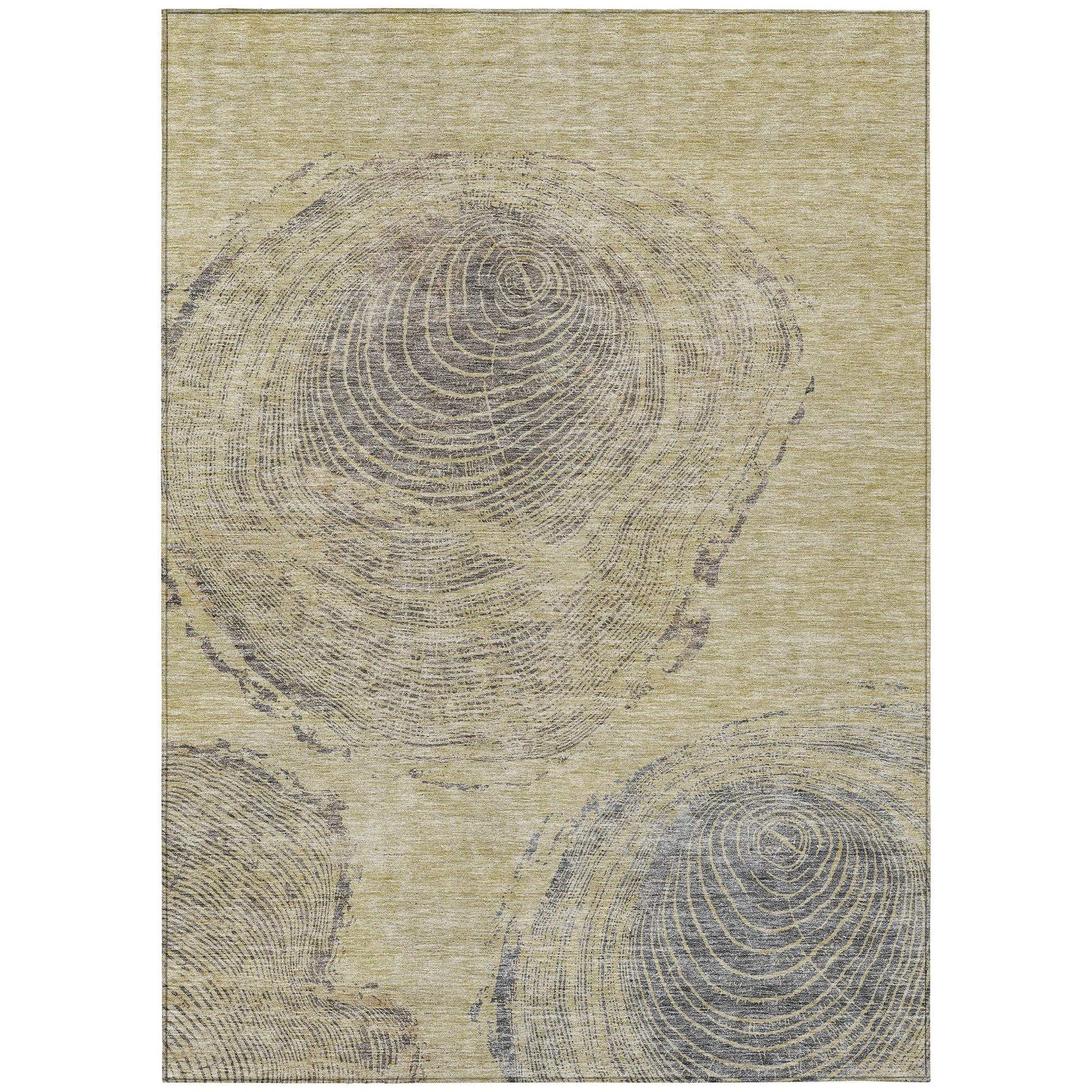 Machine Made ACN713 Beige Brown Rugs #color_beige brown