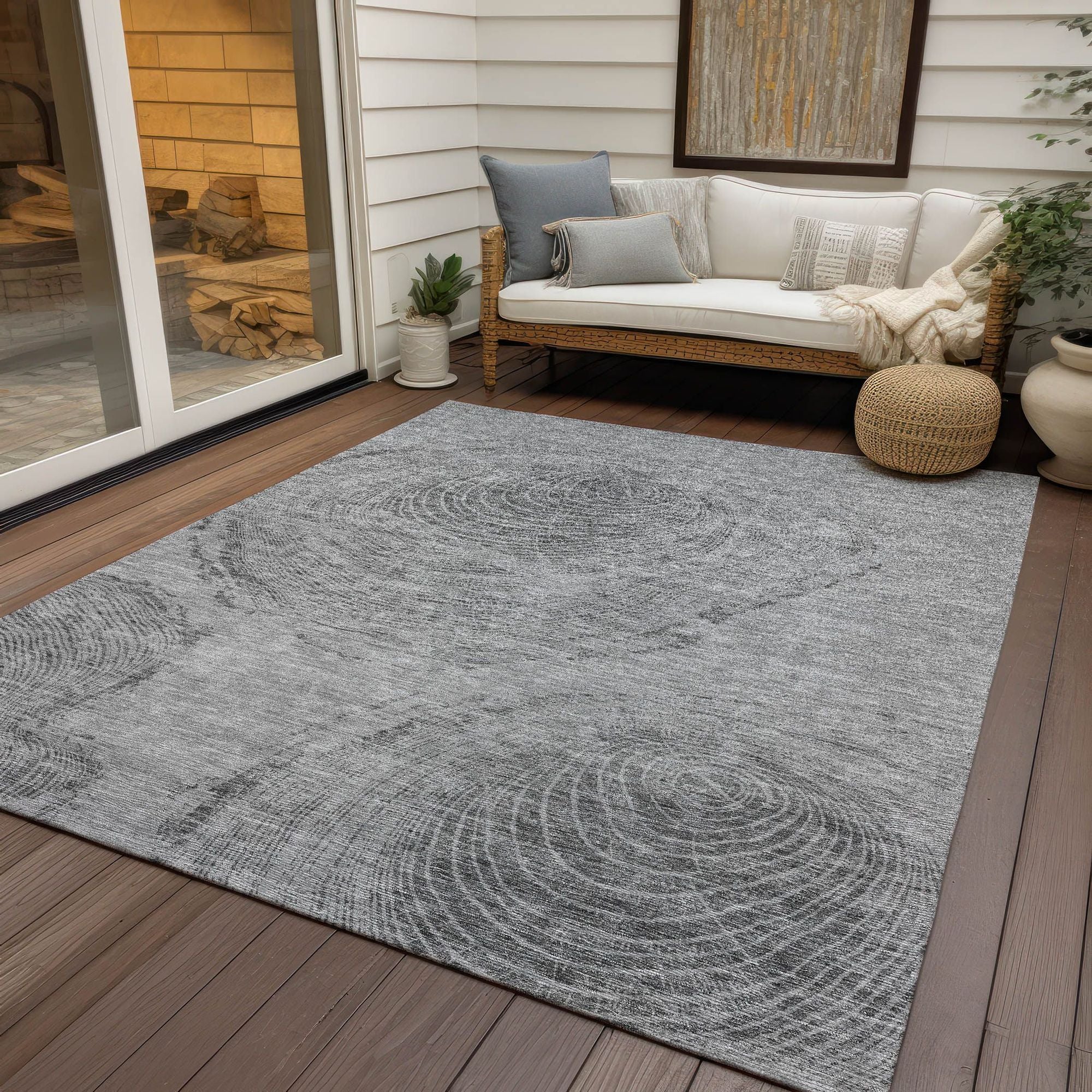 Machine Made ACN713 Gray  Rugs #color_gray 