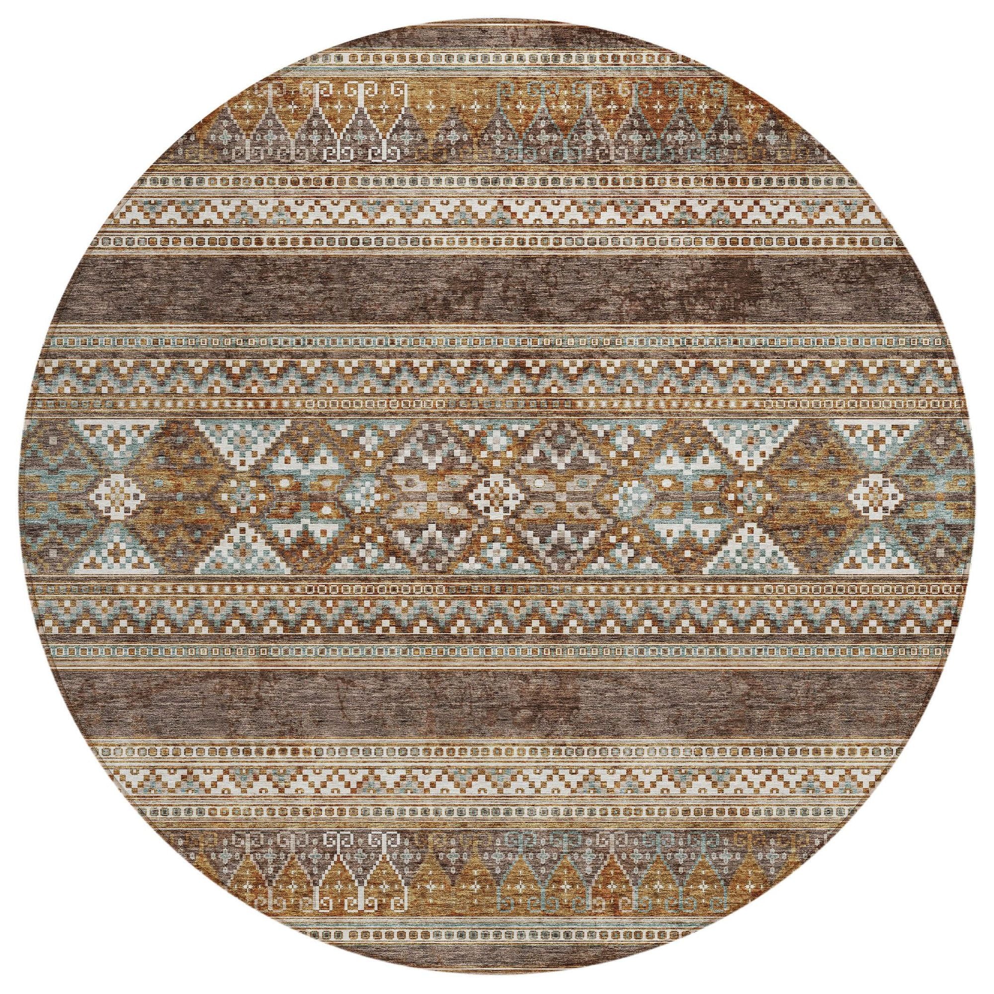 Machine Made ACN714 Chocolate Brown Rugs #color_chocolate brown