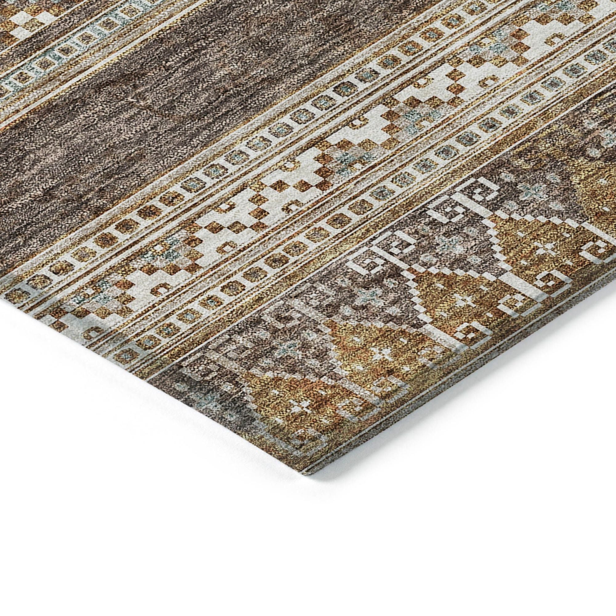 Machine Made ACN714 Chocolate Brown Rugs #color_chocolate brown