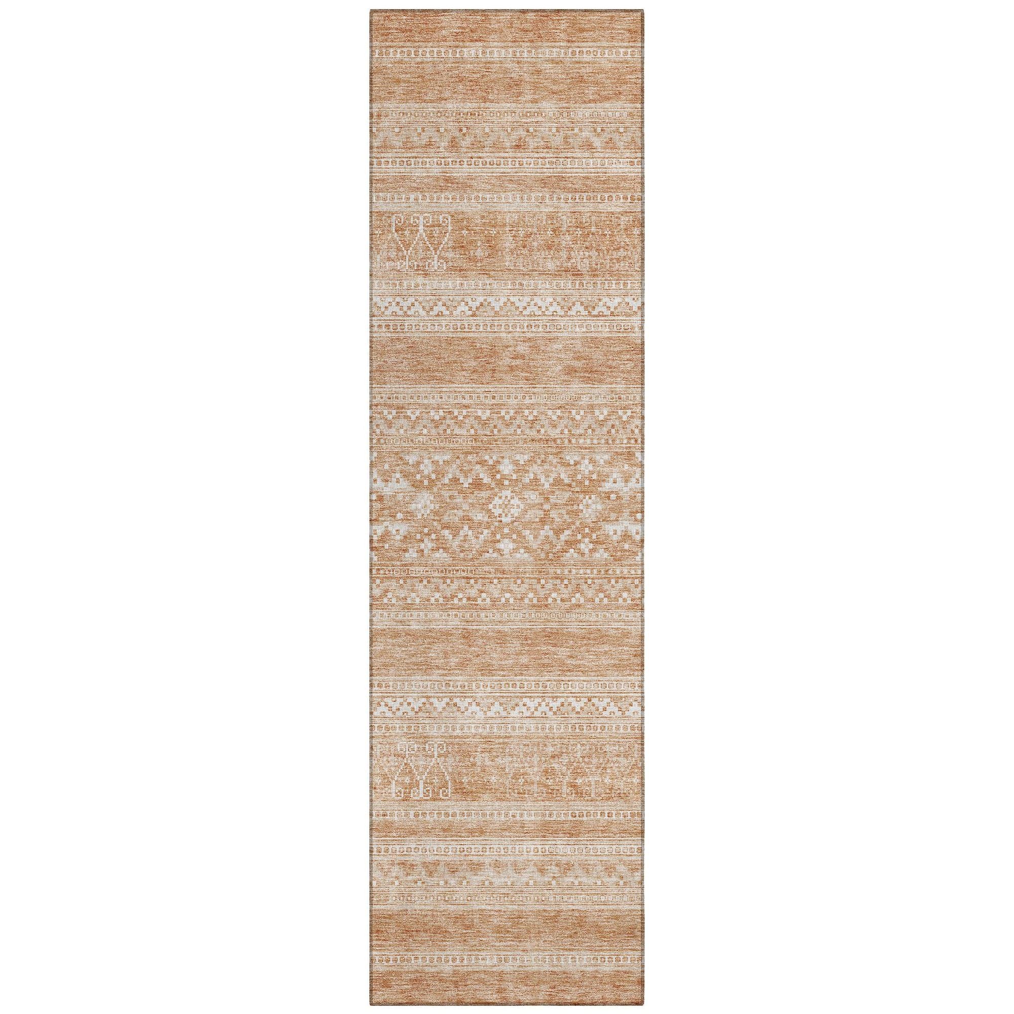 Machine Made ACN714 Copper Orange Rugs #color_copper orange