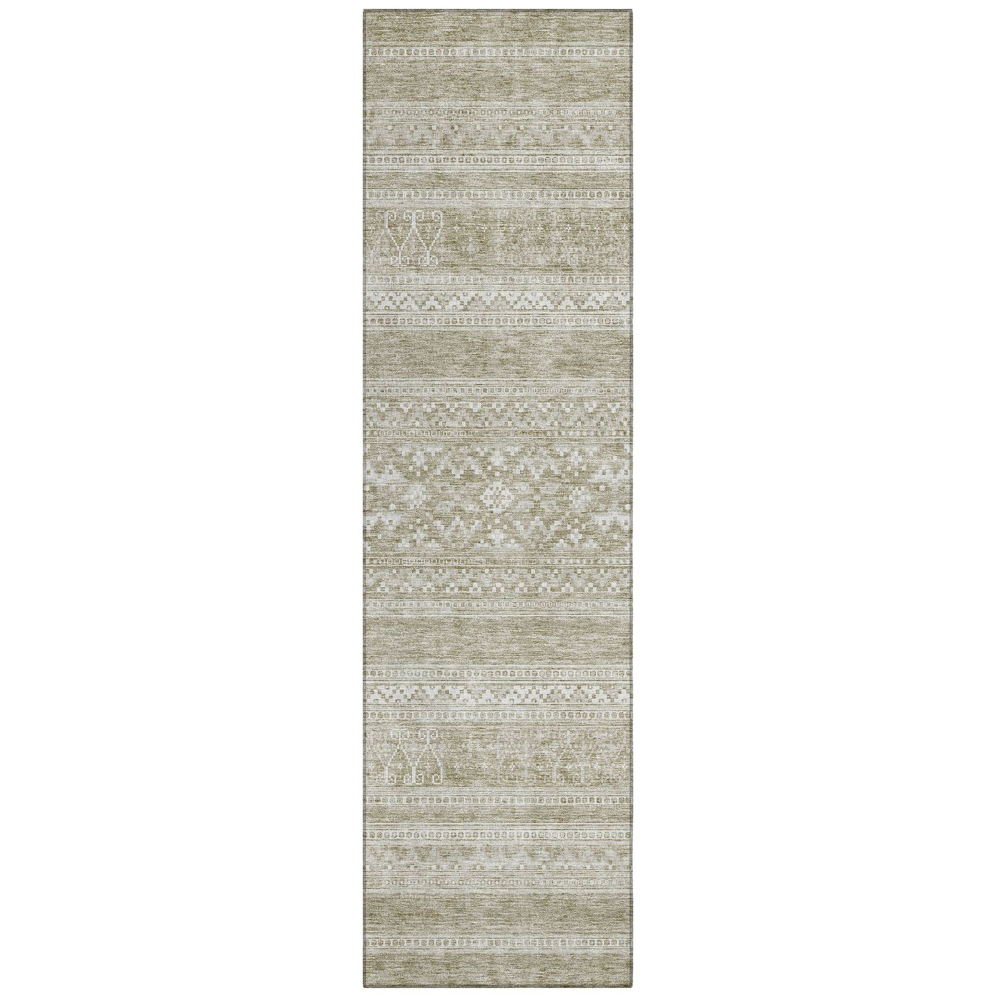 Machine Made ACN714 Khaki Brown Rugs #color_khaki brown