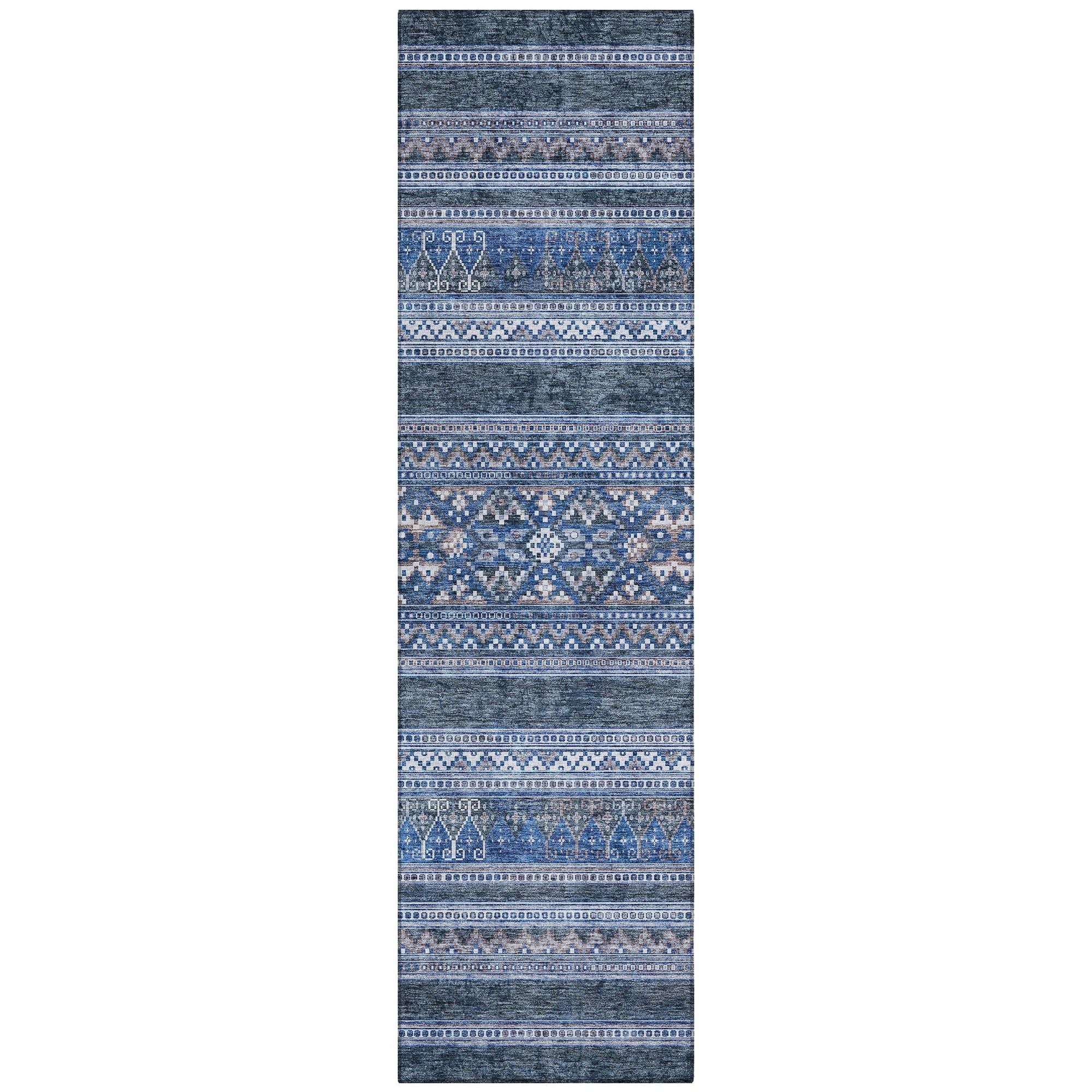 Machine Made ACN714 Navy Blue Rugs #color_navy blue