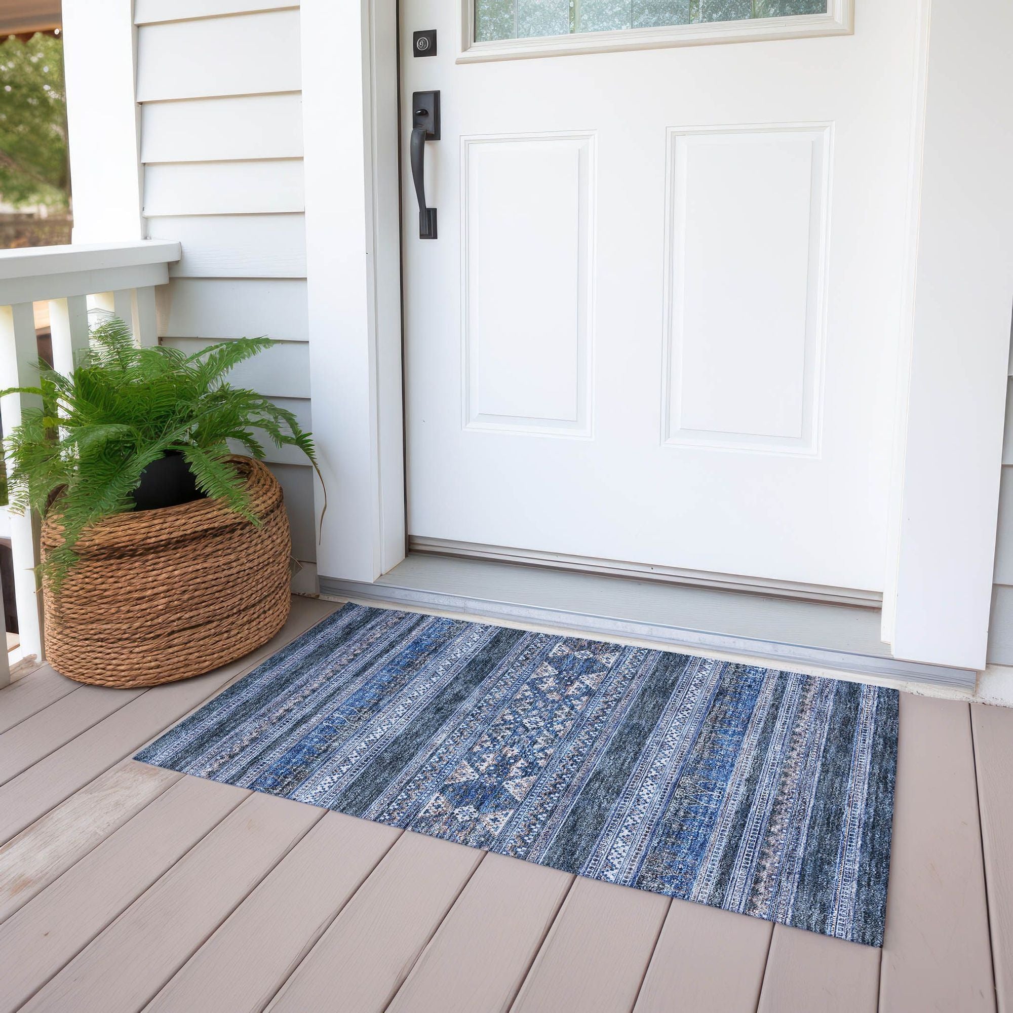 Machine Made ACN714 Navy Blue Rugs #color_navy blue