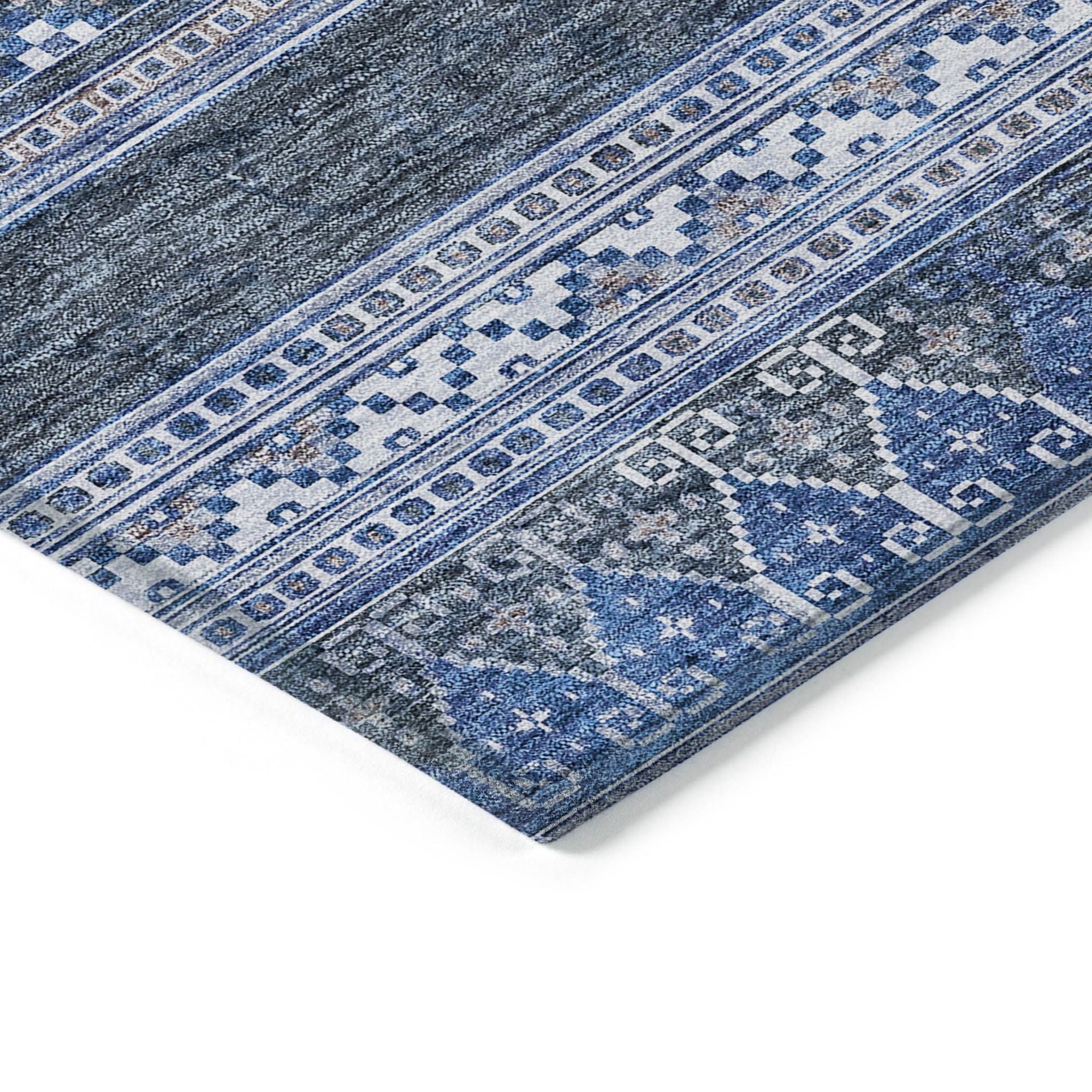 Machine Made ACN714 Navy Blue Rugs #color_navy blue