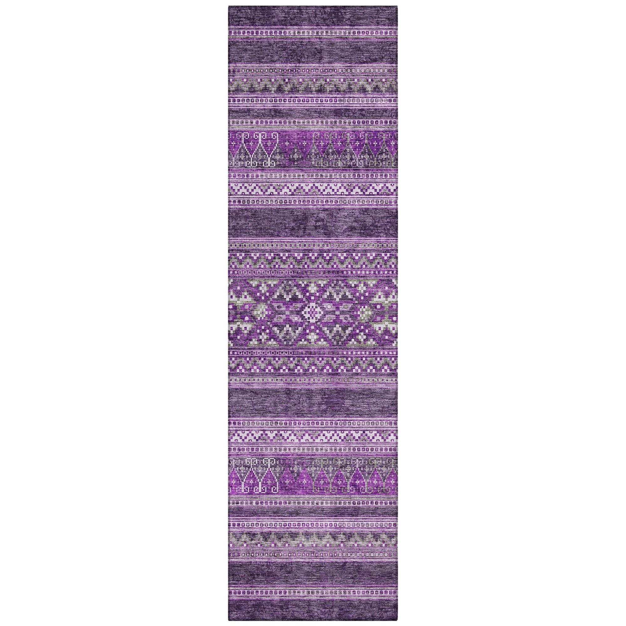 Machine Made ACN714 Purple  Rugs #color_purple 