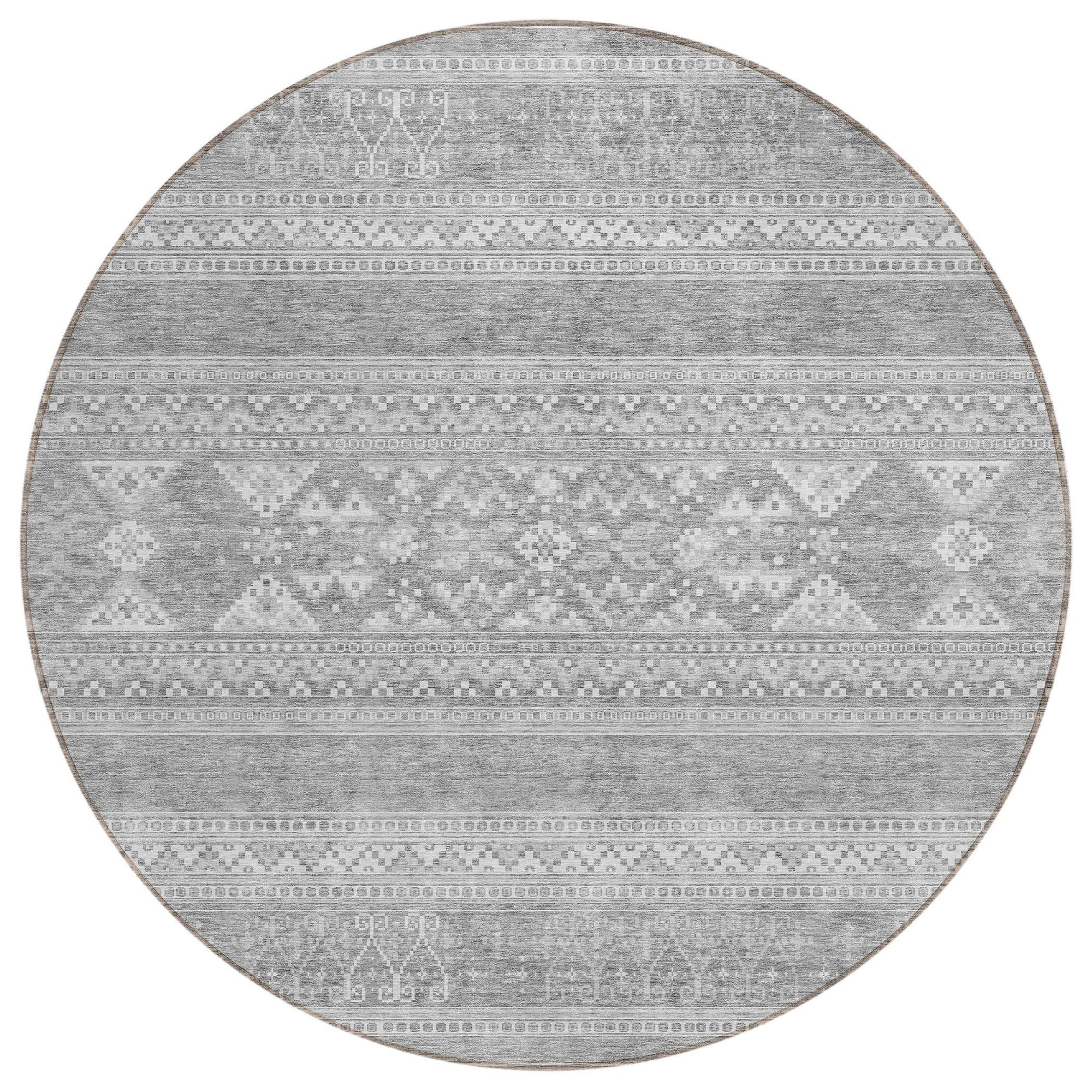 Machine Made ACN714 Silver Gray Rugs #color_silver gray