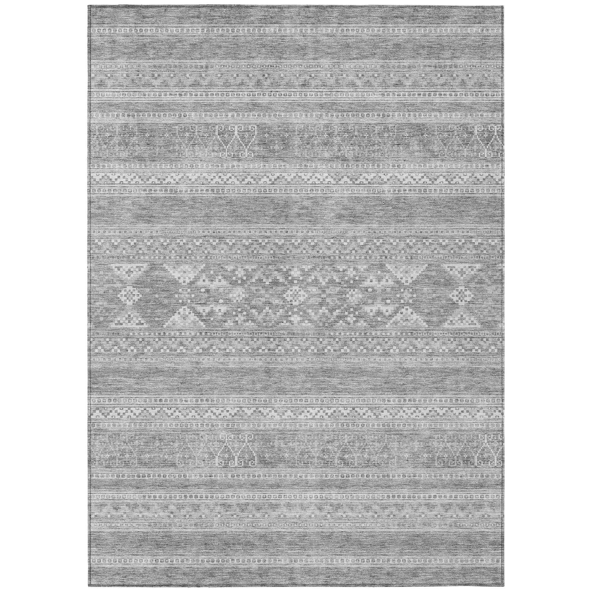 Machine Made ACN714 Silver Gray Rugs #color_silver gray