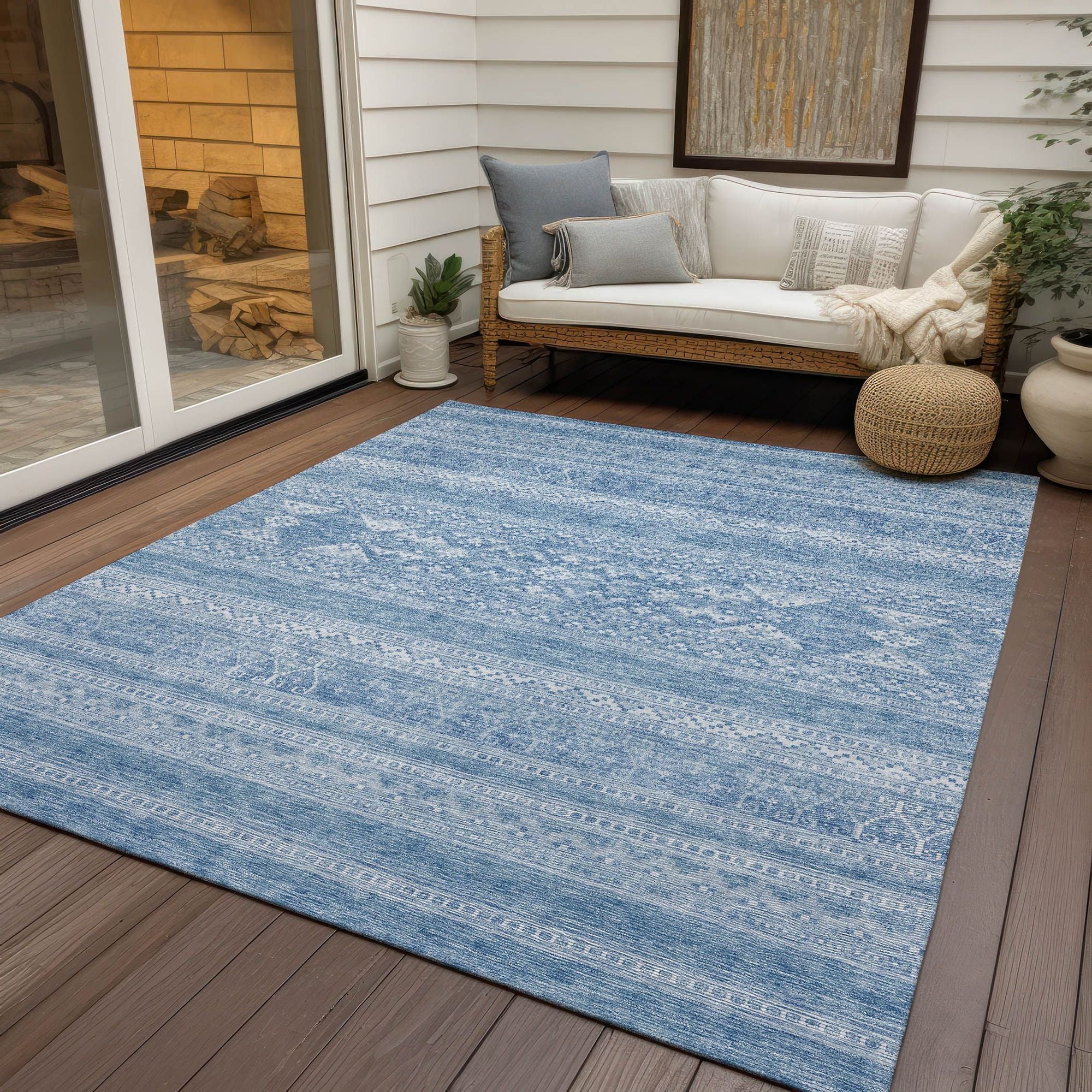 Machine Made ACN714 Sky Blue Rugs #color_sky blue