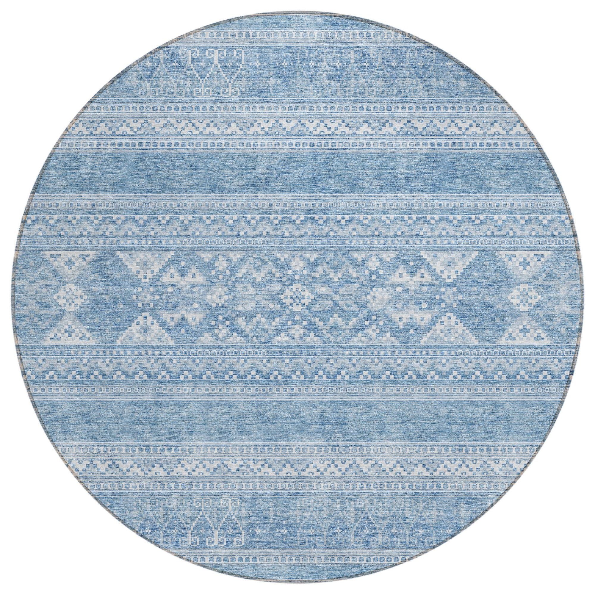 Machine Made ACN714 Sky Blue Rugs #color_sky blue