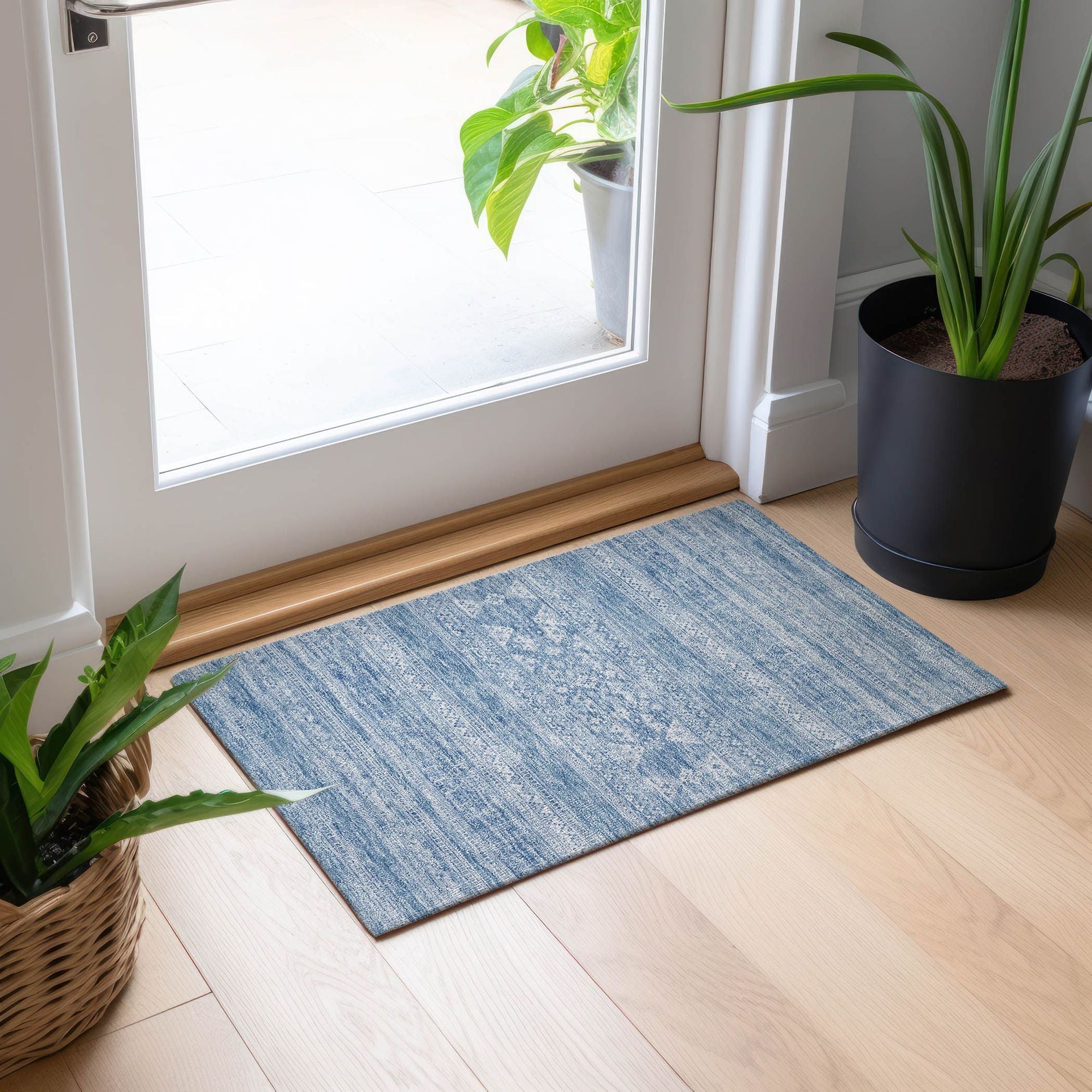 Machine Made ACN714 Sky Blue Rugs #color_sky blue