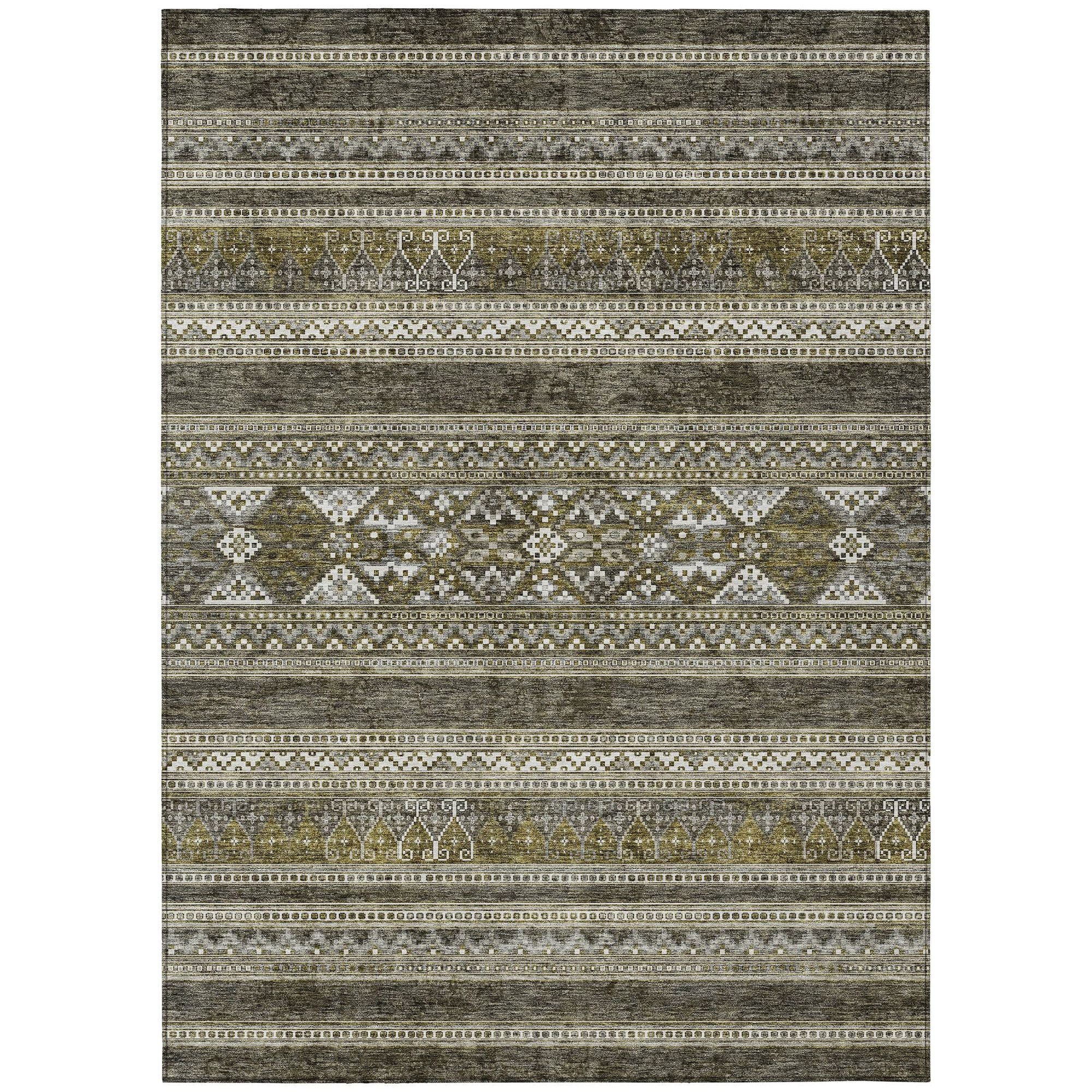 Machine Made ACN714 Taupe Brown Rugs #color_taupe brown