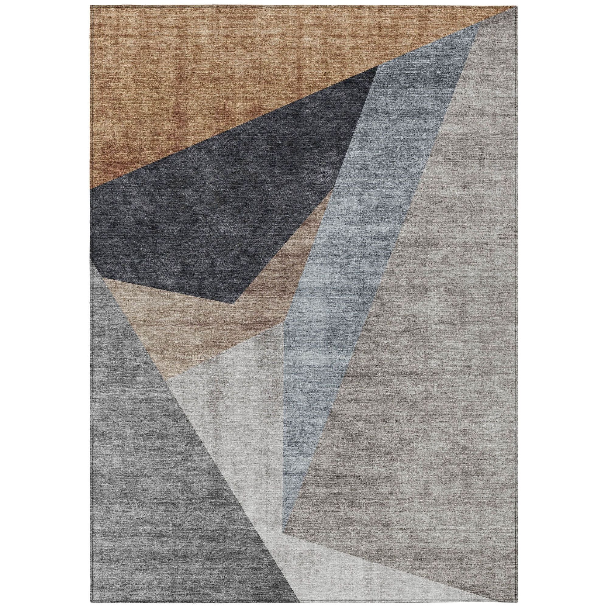 Machine Made ACN715 Taupe Brown Rugs #color_taupe brown