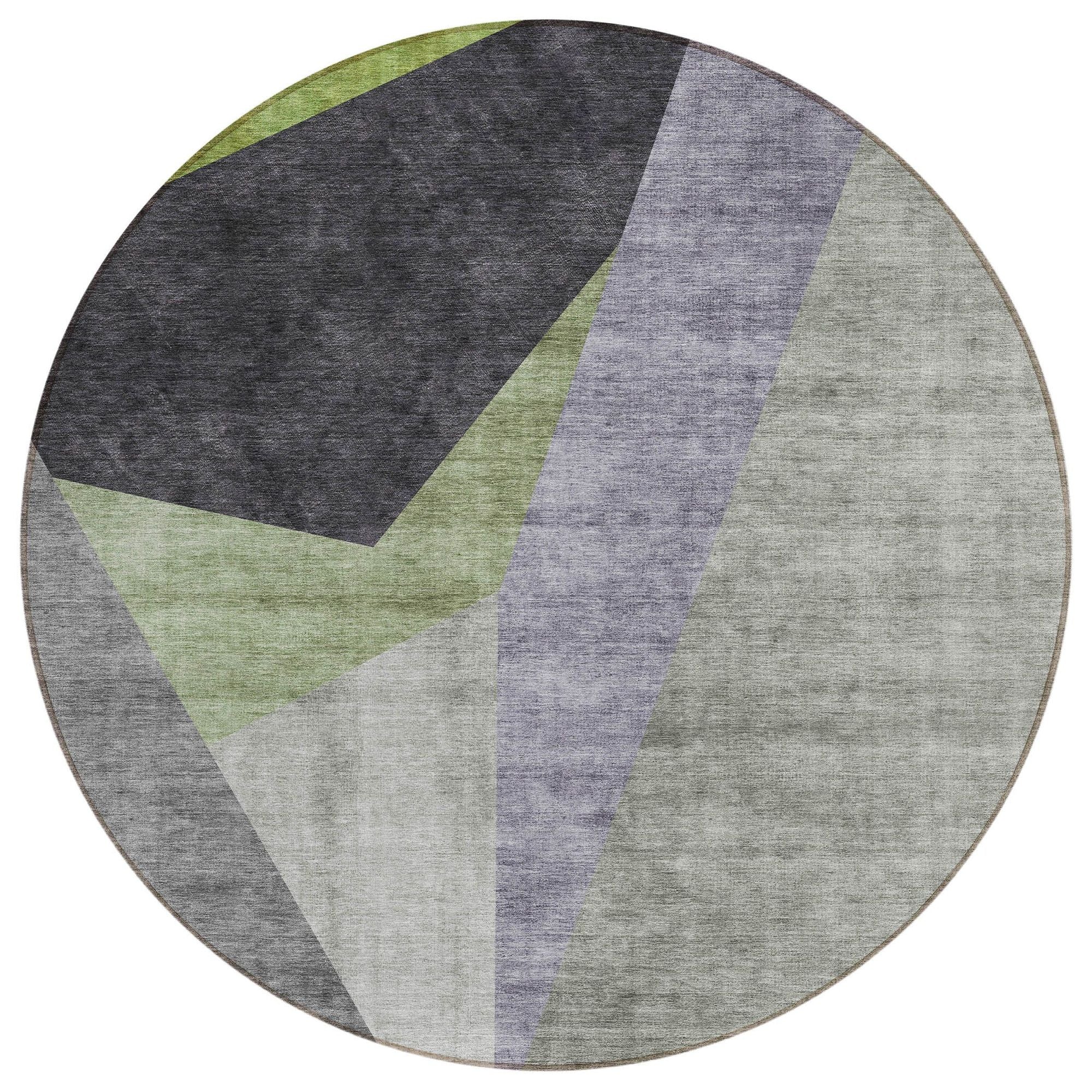 Machine Made ACN716 Sage Green Rugs #color_sage green