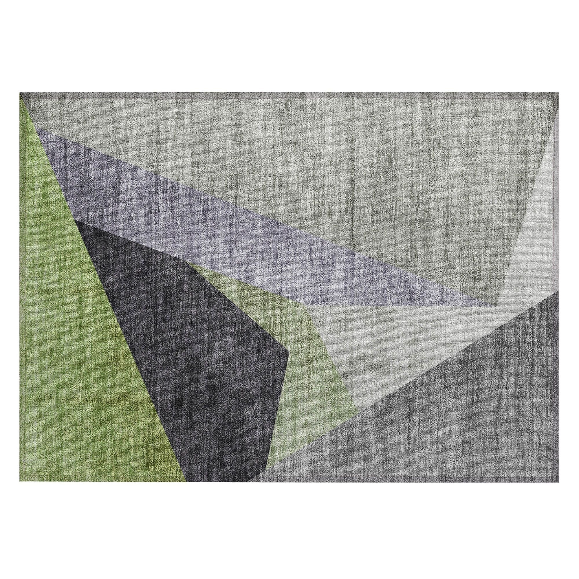 Machine Made ACN716 Sage Green Rugs #color_sage green