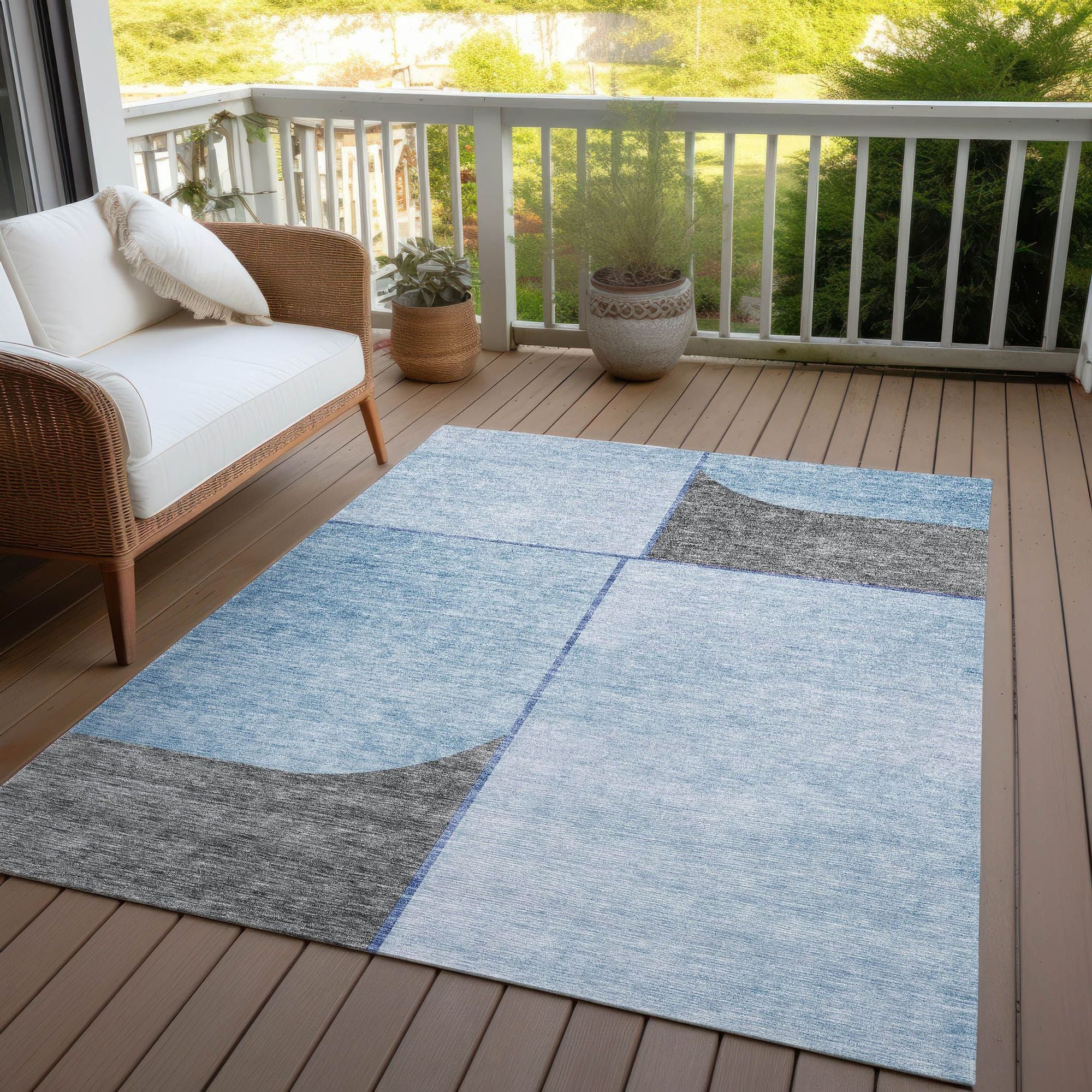 Machine Made ACN717 Sky Blue Rugs #color_sky blue