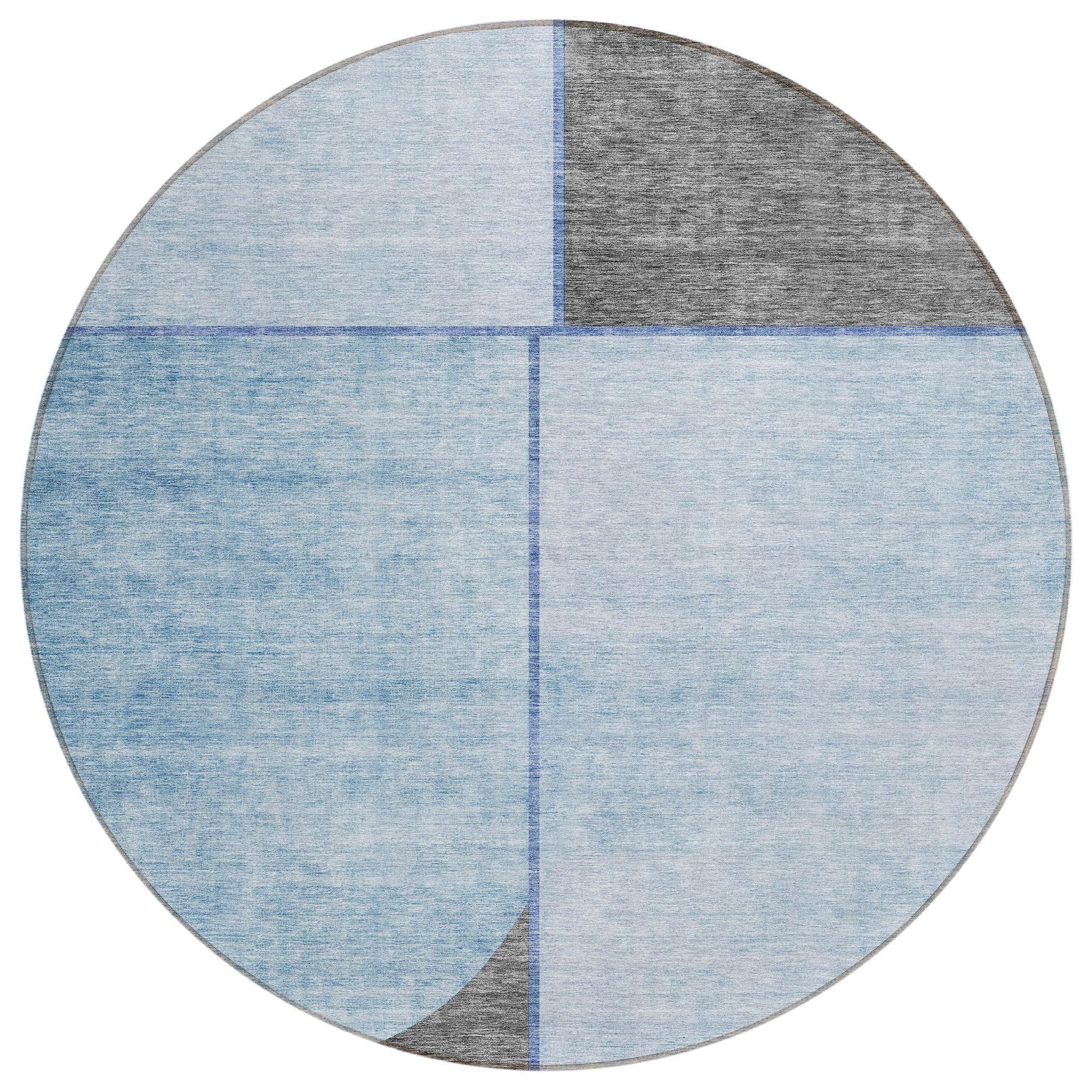 Machine Made ACN717 Sky Blue Rugs #color_sky blue