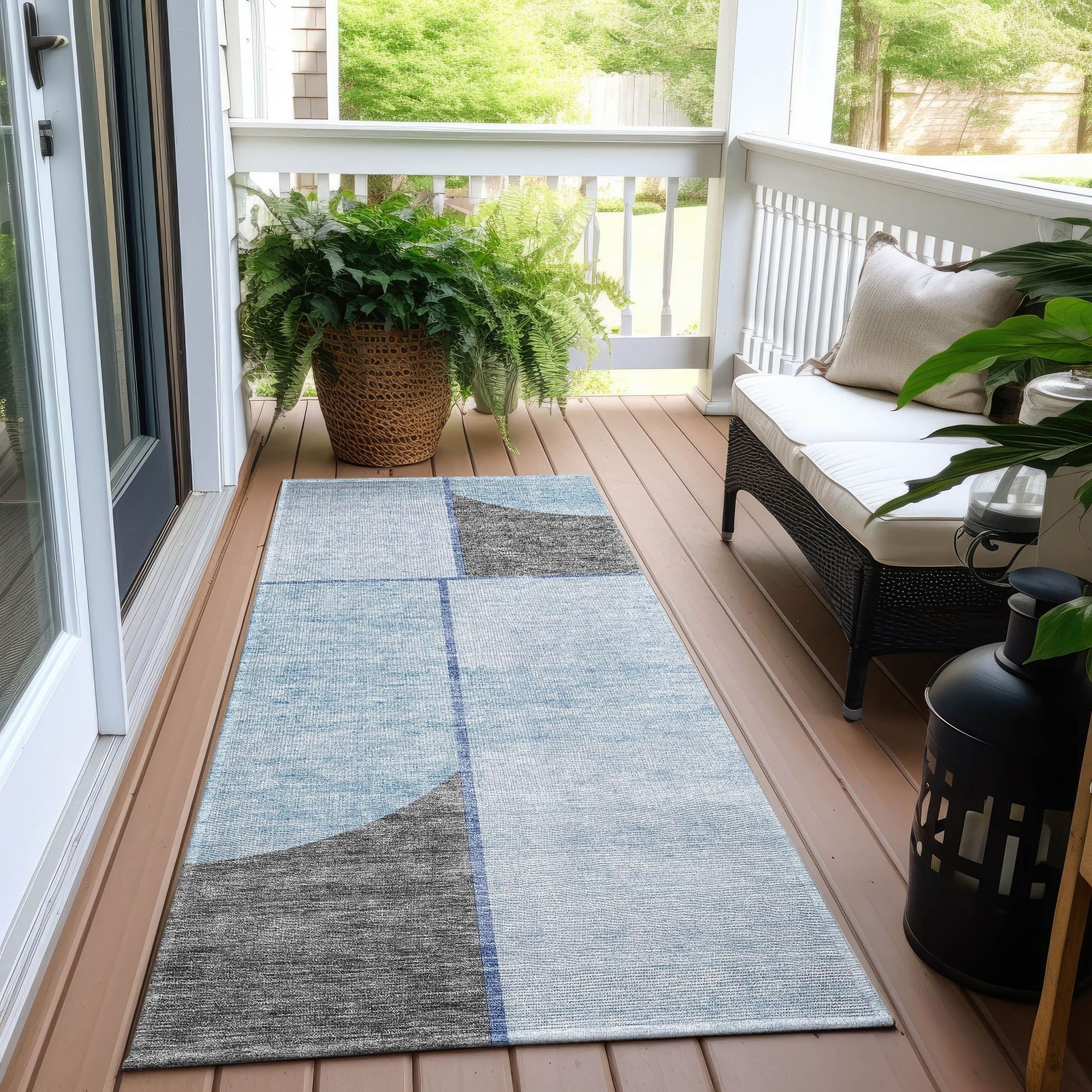 Machine Made ACN717 Sky Blue Rugs #color_sky blue