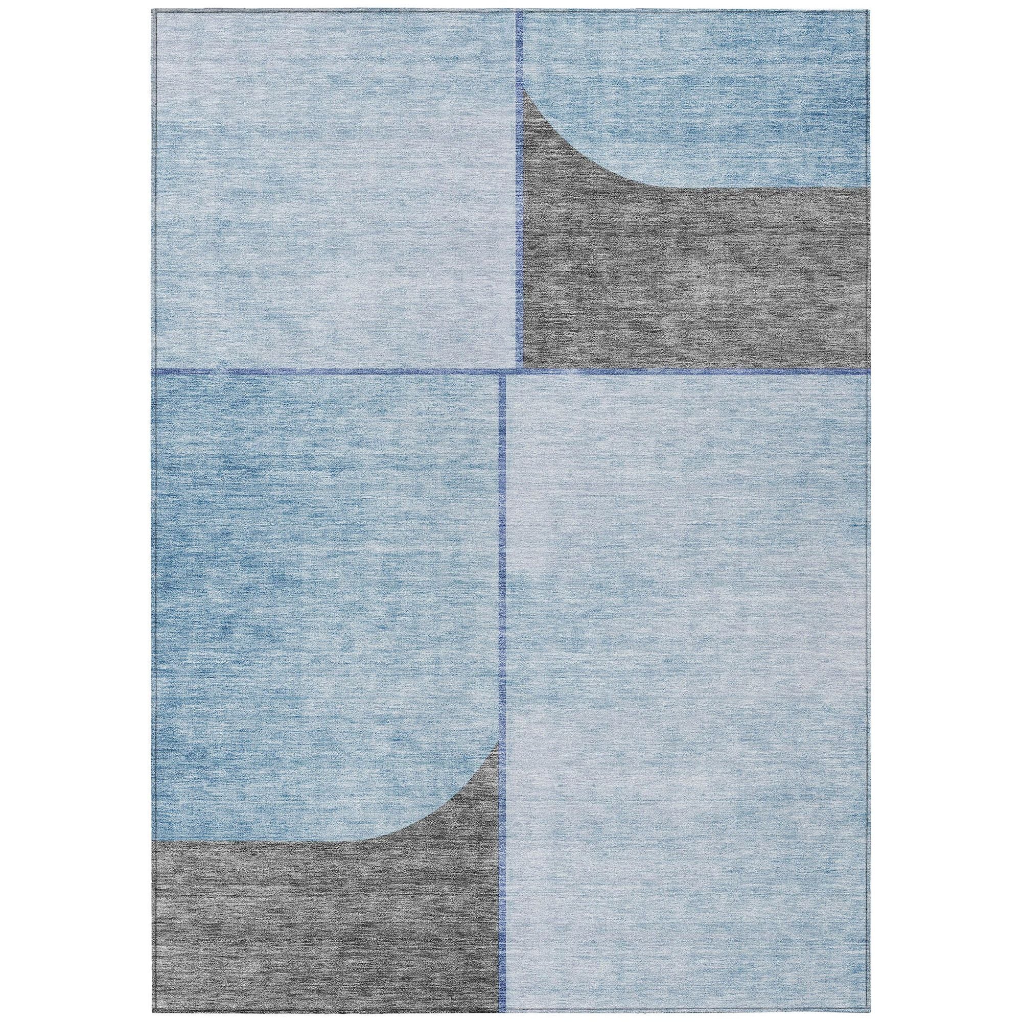 Machine Made ACN717 Sky Blue Rugs #color_sky blue