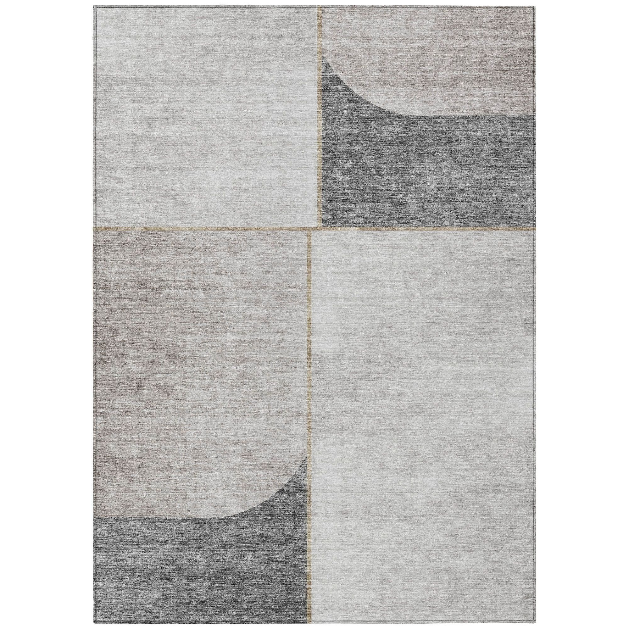 Machine Made ACN717 Taupe Brown Rugs #color_taupe brown