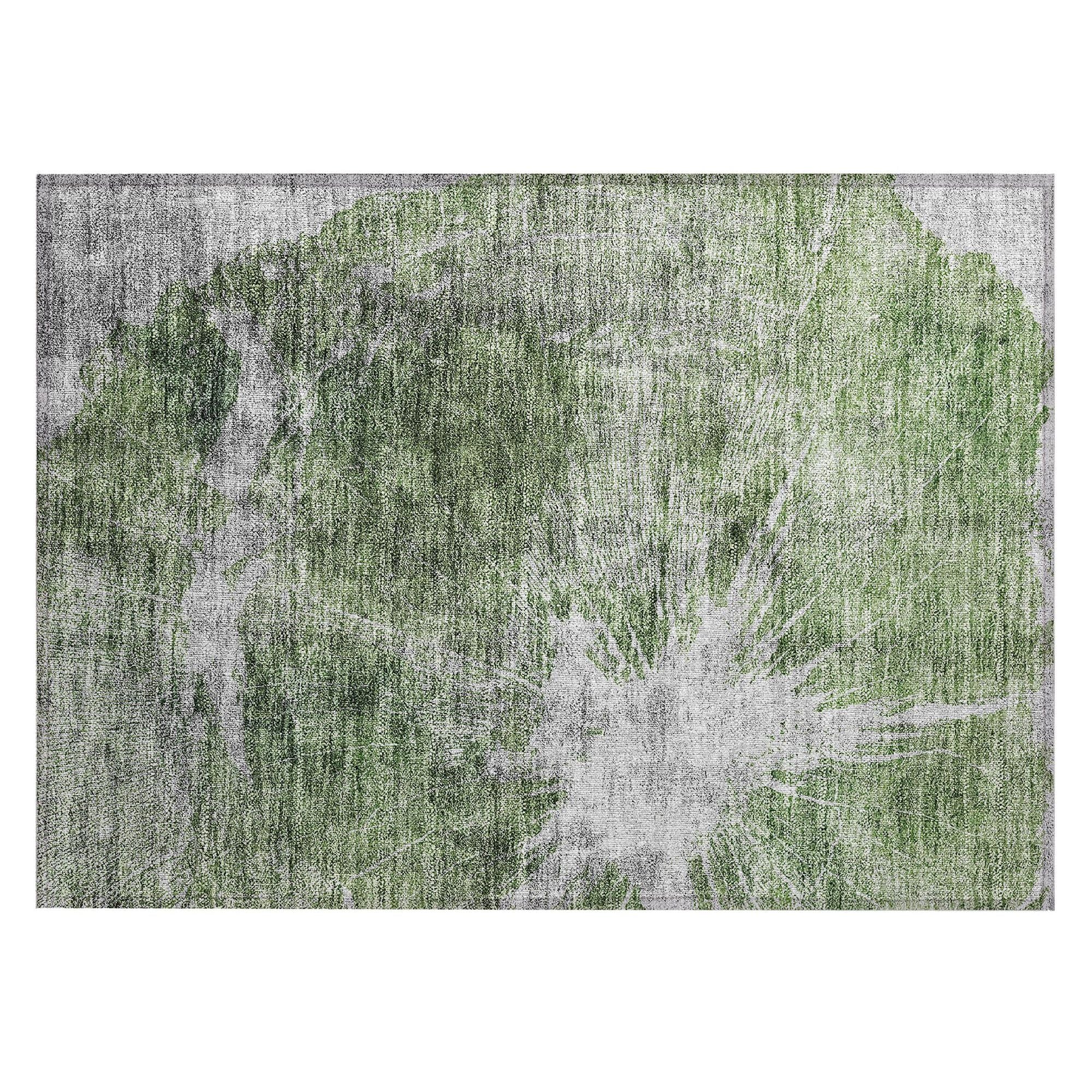 Machine Made ACN719 Aloe Green Rugs #color_aloe green