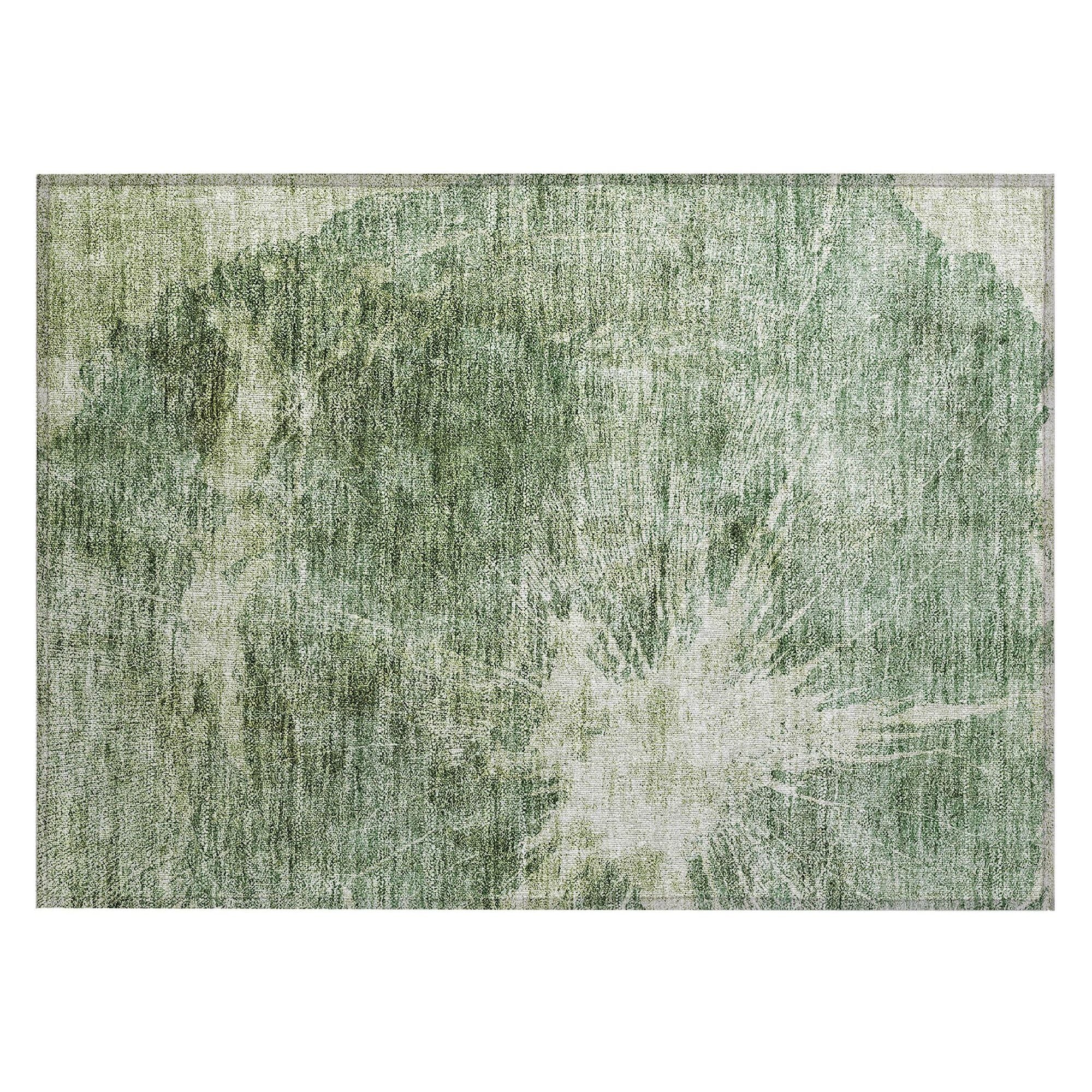 Machine Made ACN719 Fern Green Rugs #color_fern green