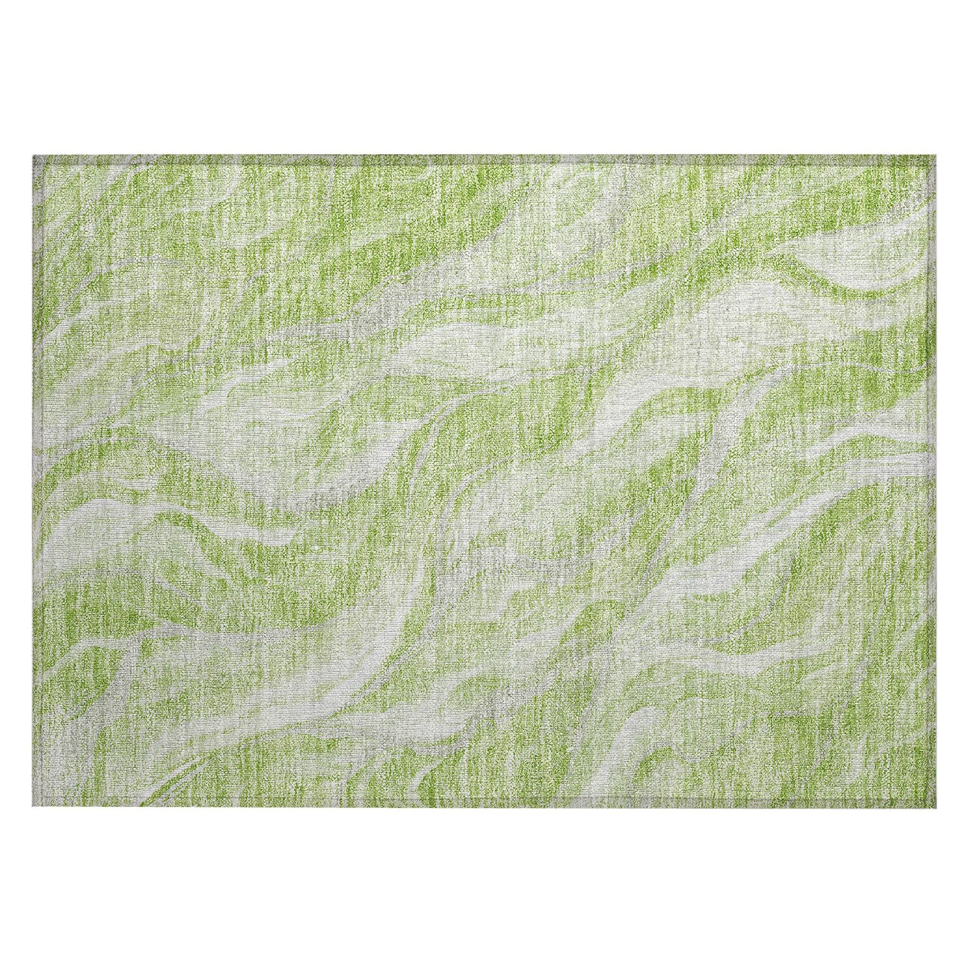 Machine Made ACN720 Aloe Green Rugs #color_aloe green