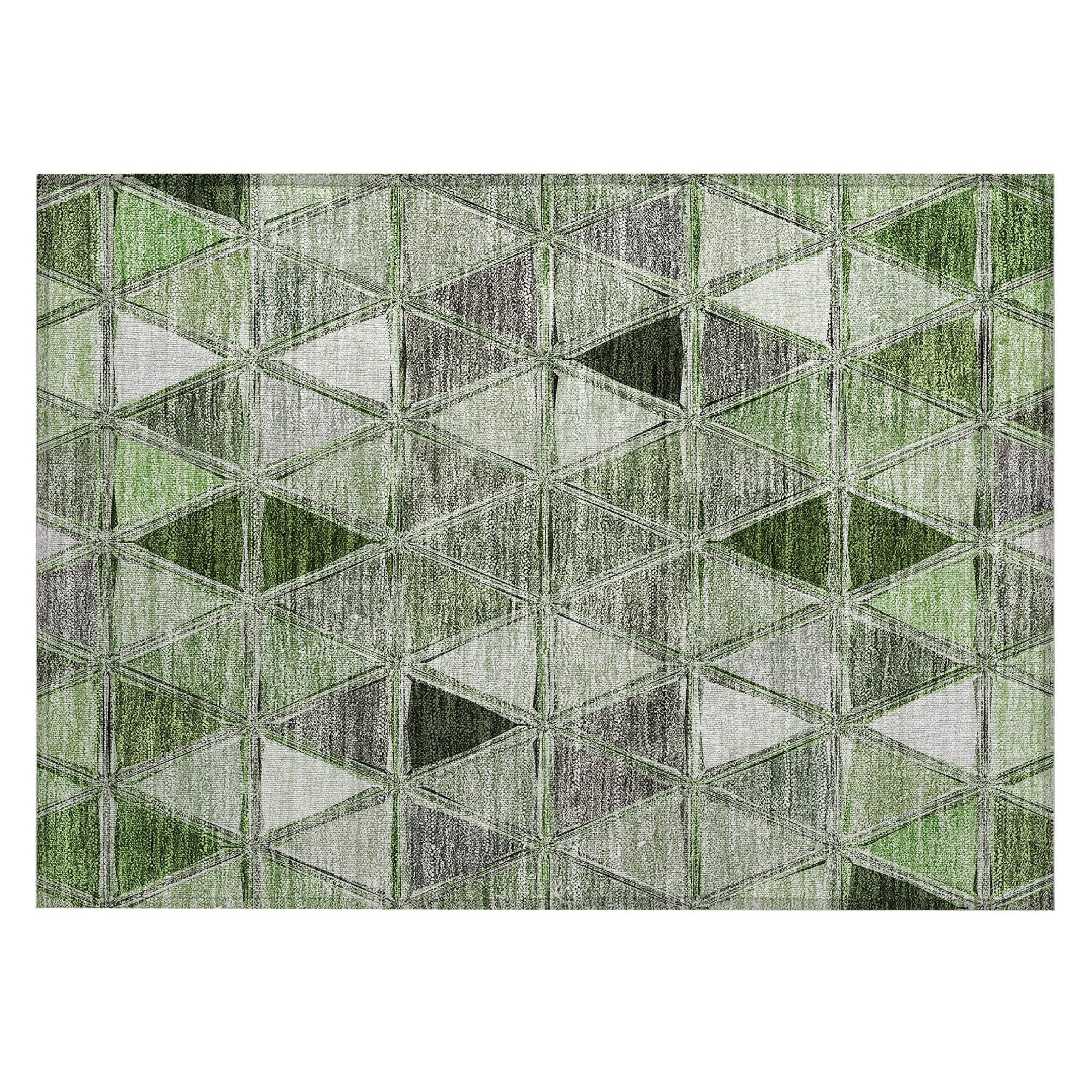 Machine Made ACN722 Aloe Green Rugs #color_aloe green