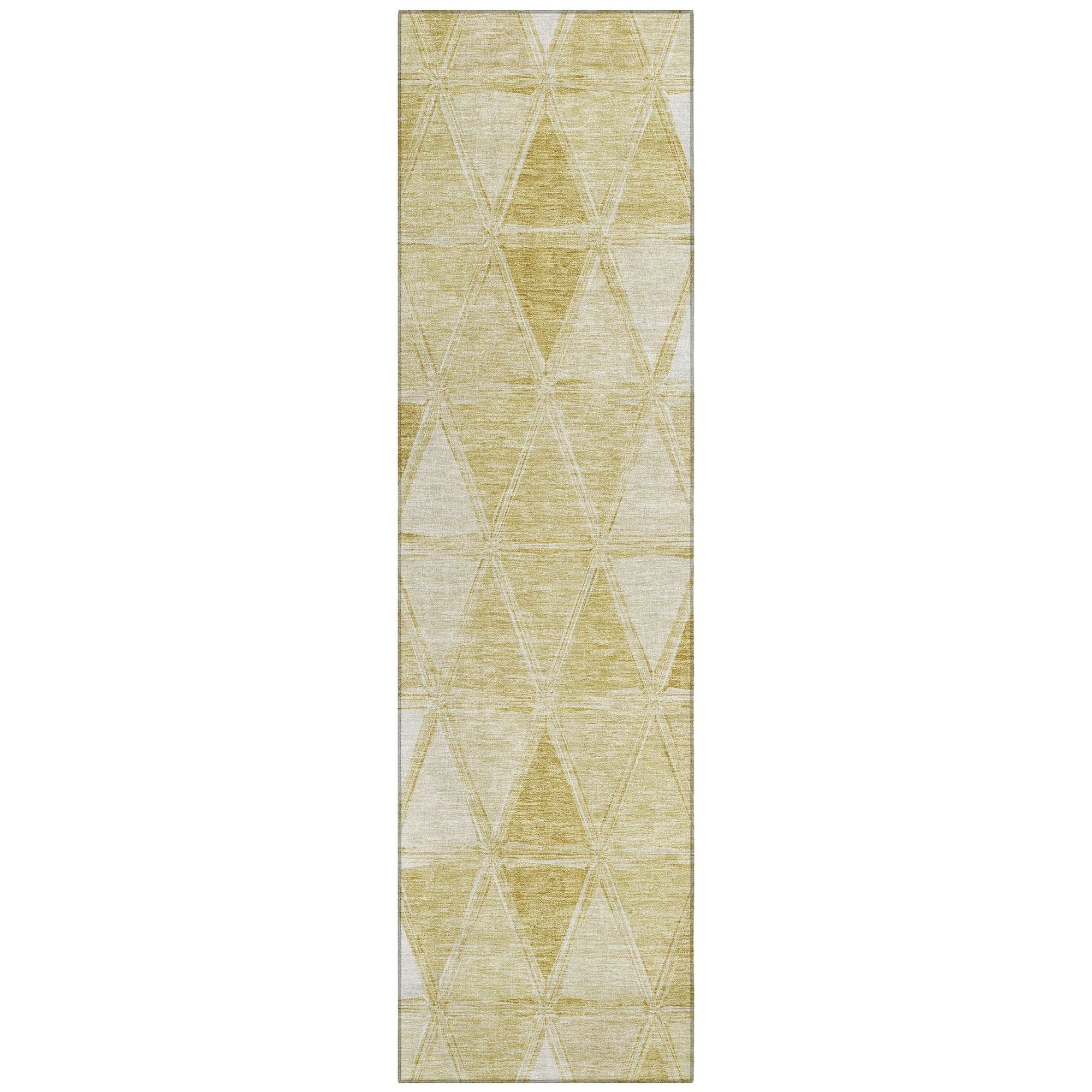 Machine Made ACN722 Gold  Rugs #color_gold 