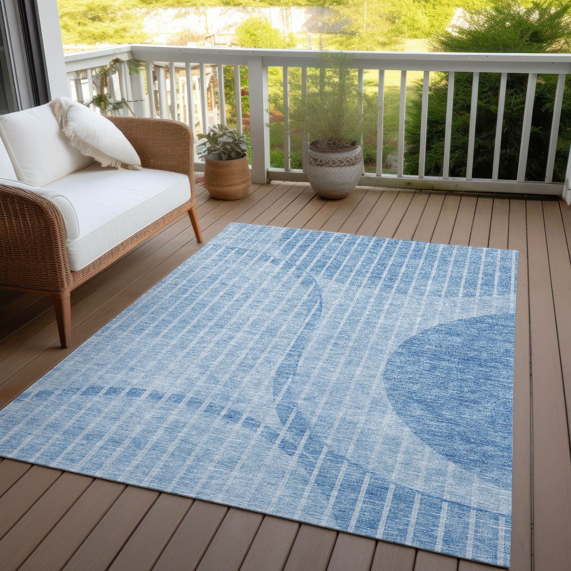 Machine Made ACN723 Blue  Rugs #color_blue 