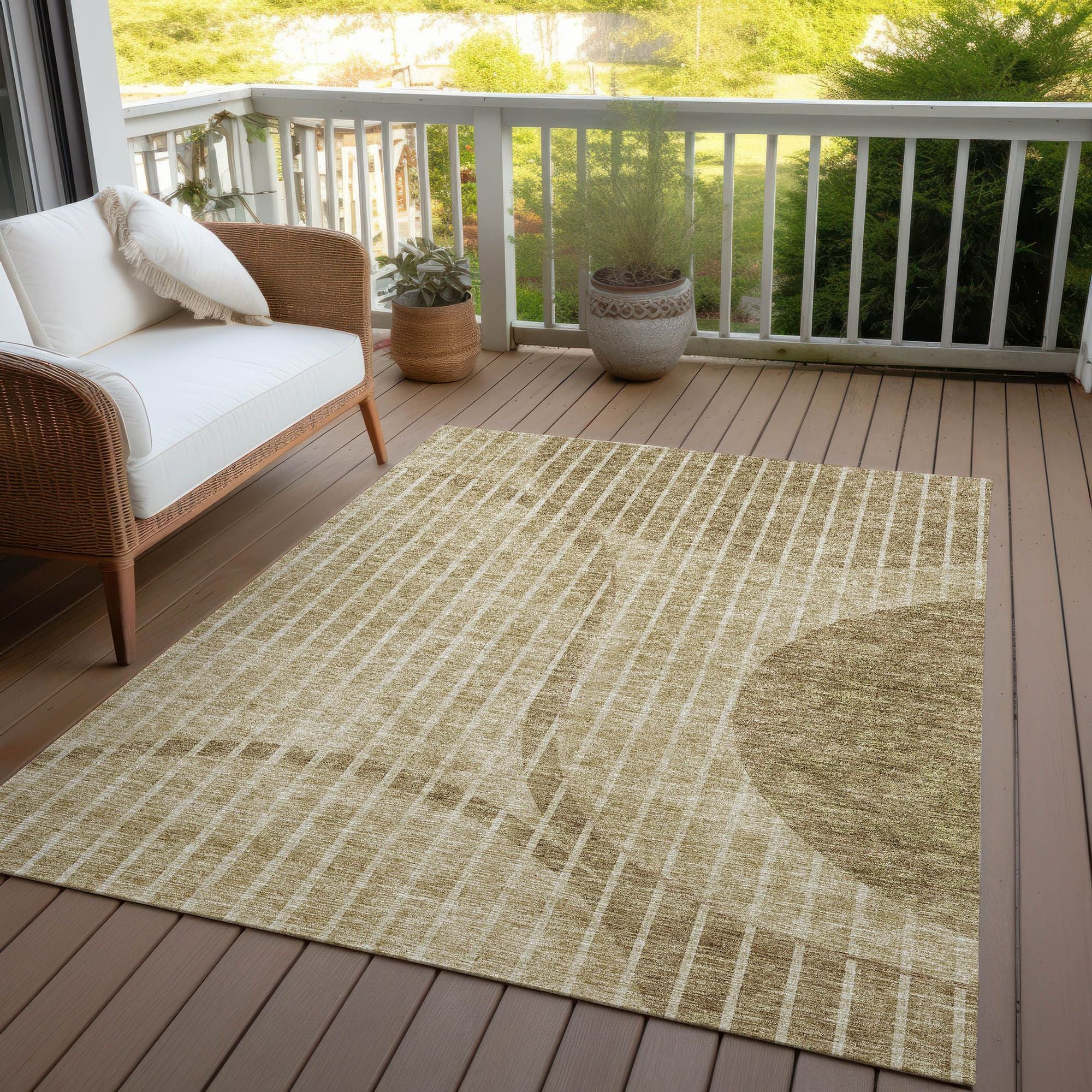 Machine Made ACN723 Brown  Rugs #color_brown 