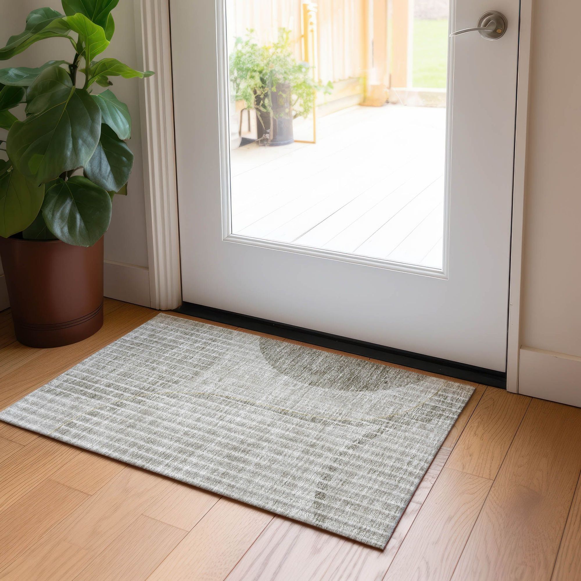 Machine Made ACN723 Taupe Brown Rugs #color_taupe brown