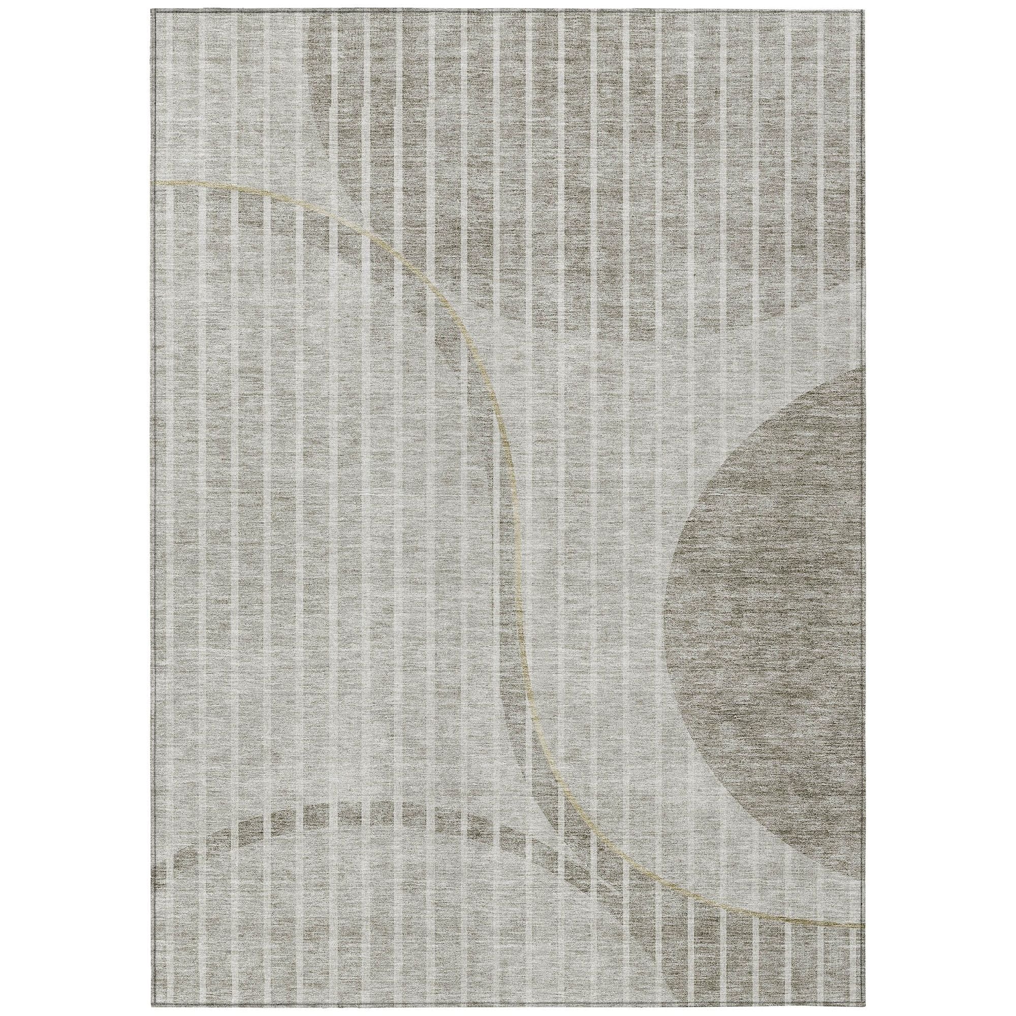 Machine Made ACN723 Taupe Brown Rugs #color_taupe brown