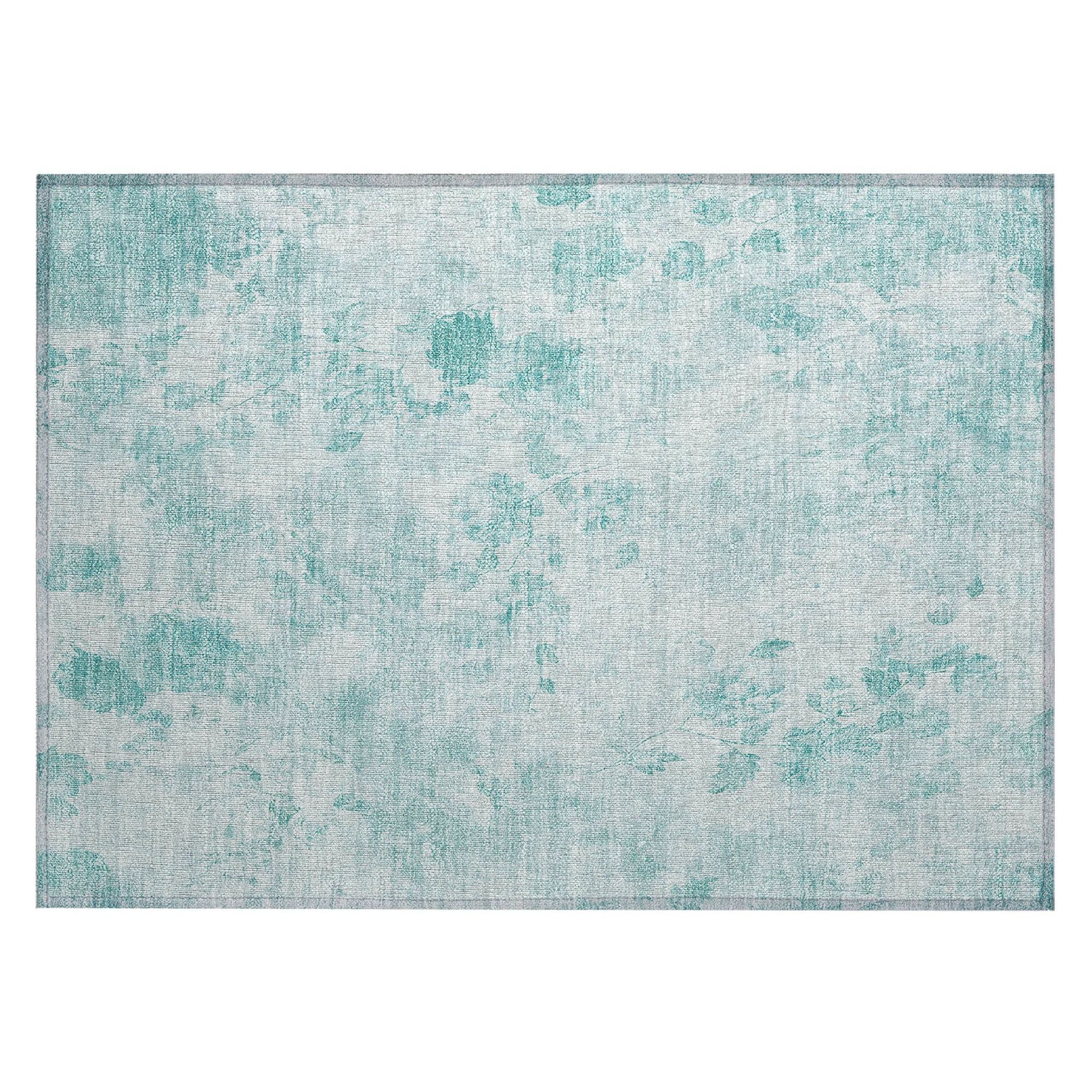 Machine Made ACN724 Aqua Teal Rugs #color_aqua teal