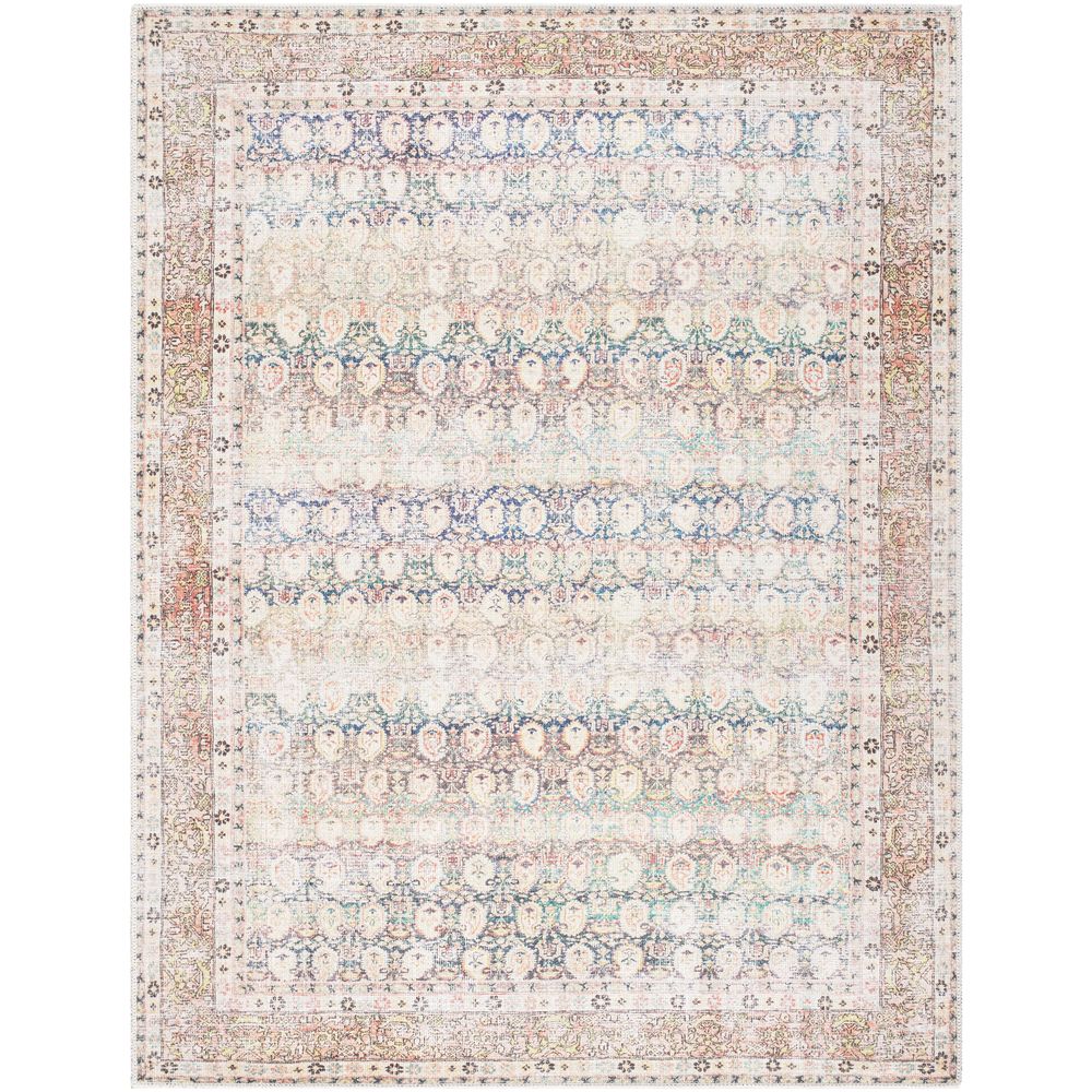 Machine Woven KMR-2304 Bright Blue, Dark Blue Rugs #color_bright blue, dark blue